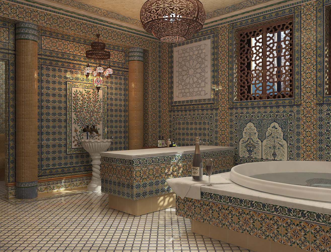 Обложка проекта: АХ, ЭТОТ ВОСТОК-ВОСТОК. SPA зона с комнатой отдыха