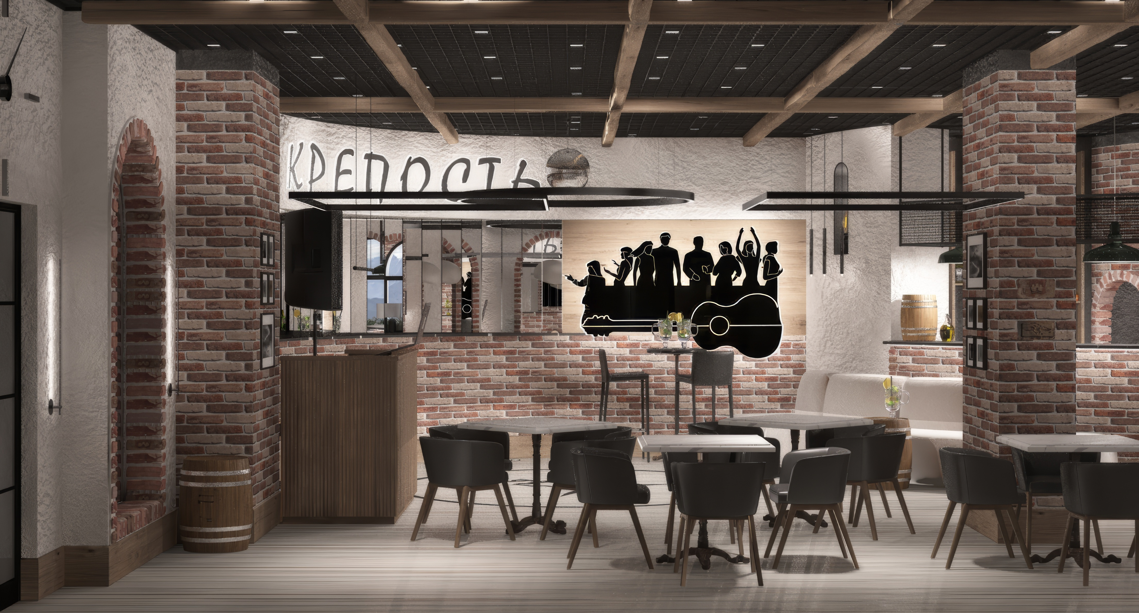 кафе КРЕПОСТЬ в санатории КРЕПОСТЬ