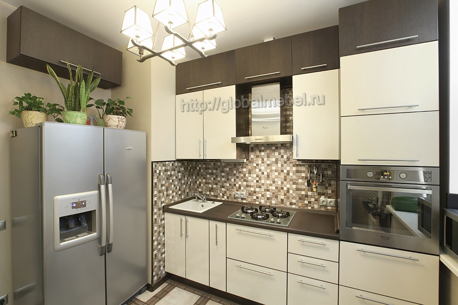 Кухня BC271 с фасадами из пластика Arpa