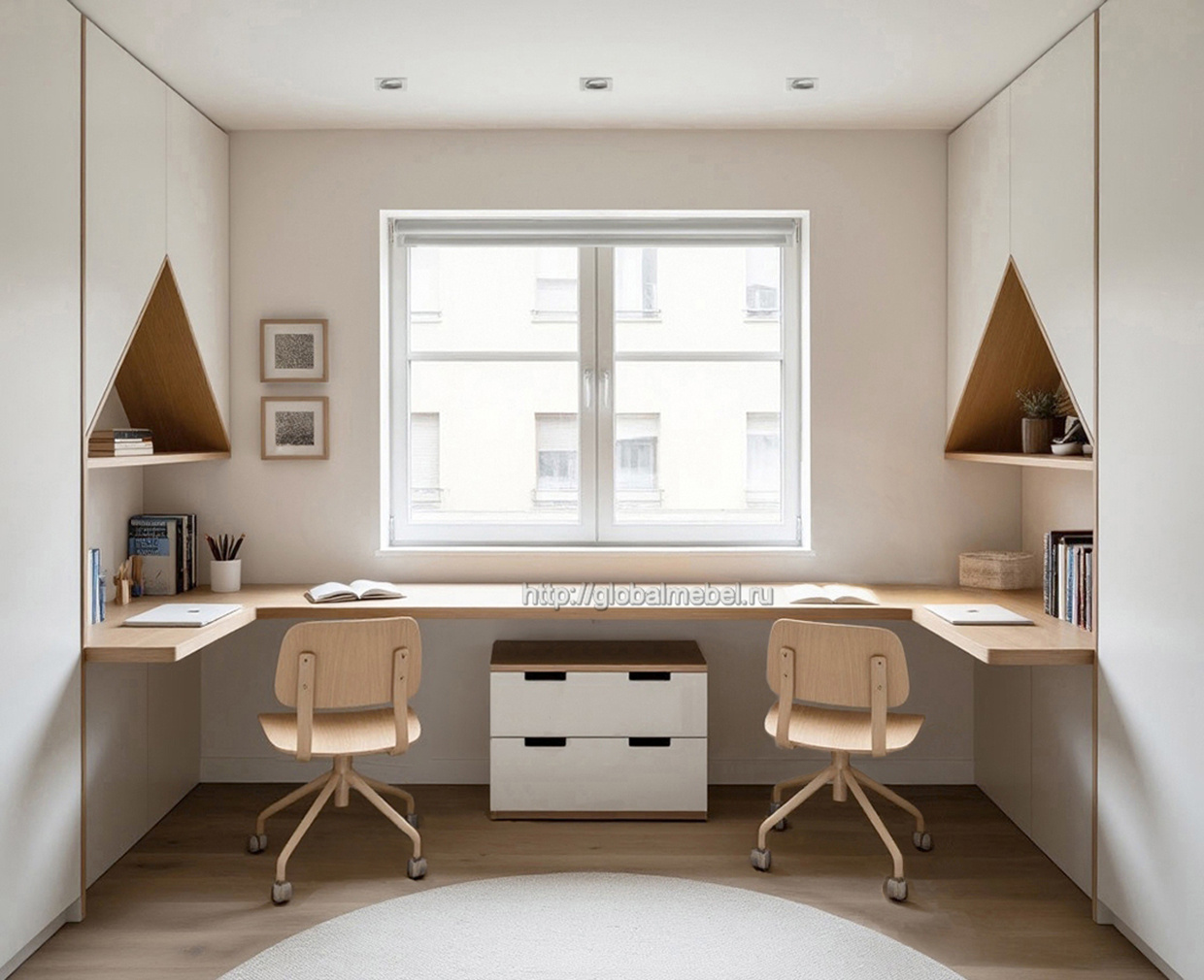 Обложка проекта: Мебель для детской Egger Белый Премиум и Дуб Корбридж