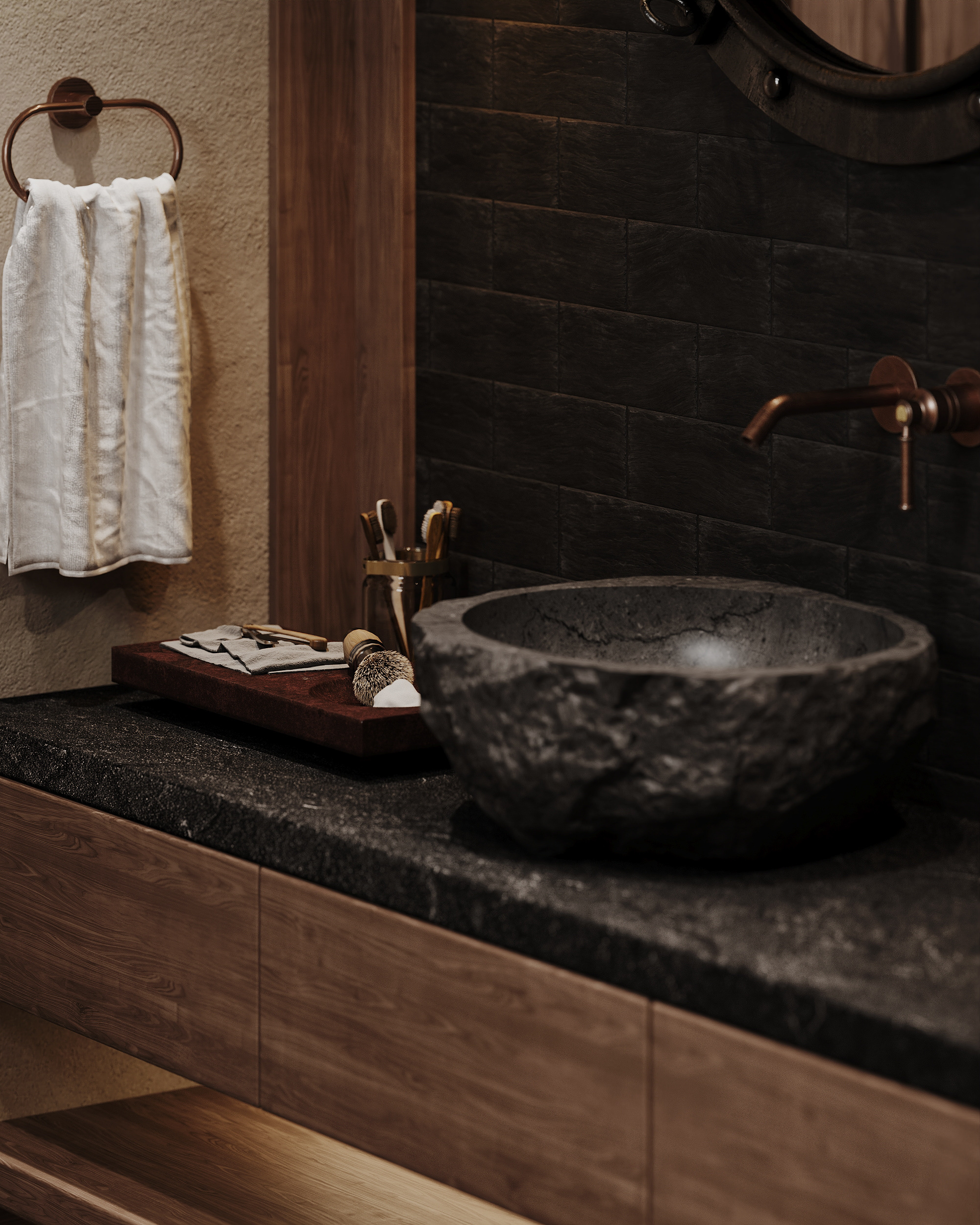 Дизайн интерьера гаража - 2 этаж  —  390 м²