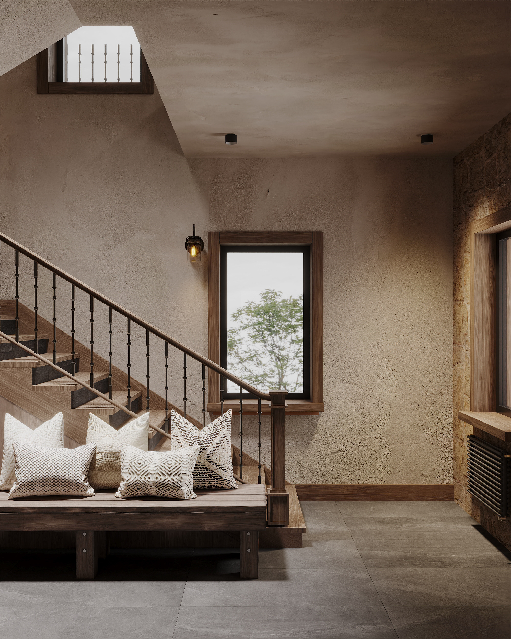 Дизайн интерьера гаража - 2 этаж  —  390 м²