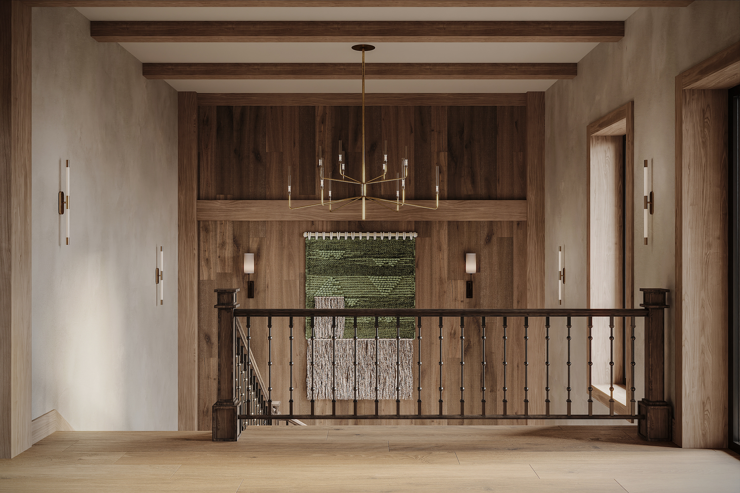 Дизайн интерьера гаража - 2 этаж  —  390 м²