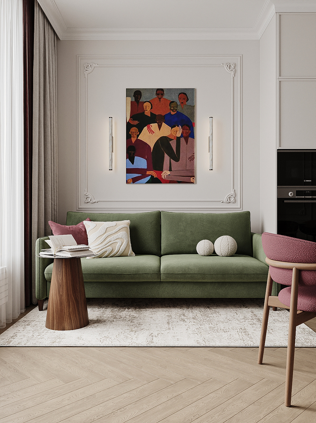 Обложка проекта: Квартира Жк.Нева Хаус французская классика