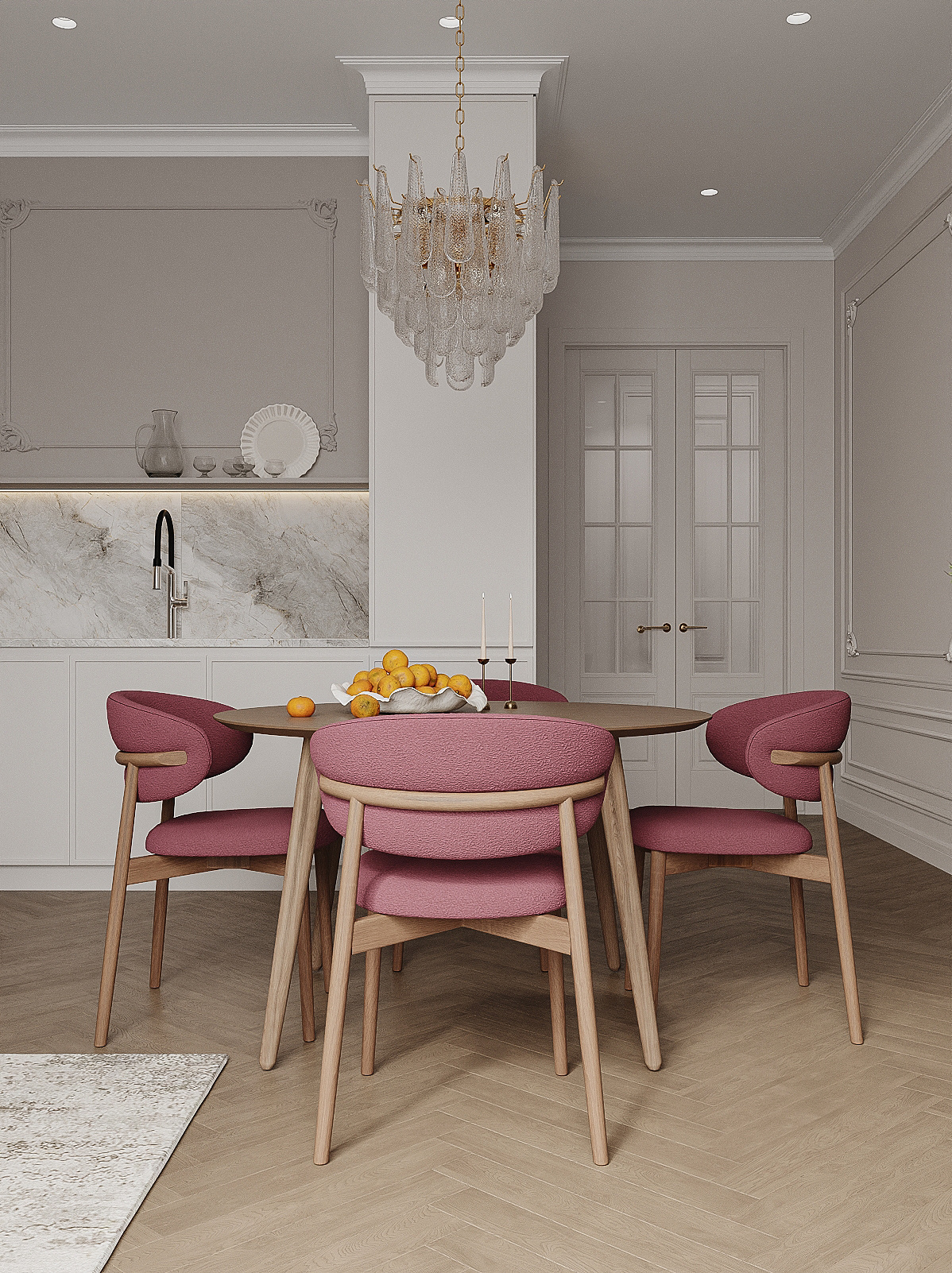 Квартира Жк.Нева Хаус французская классика