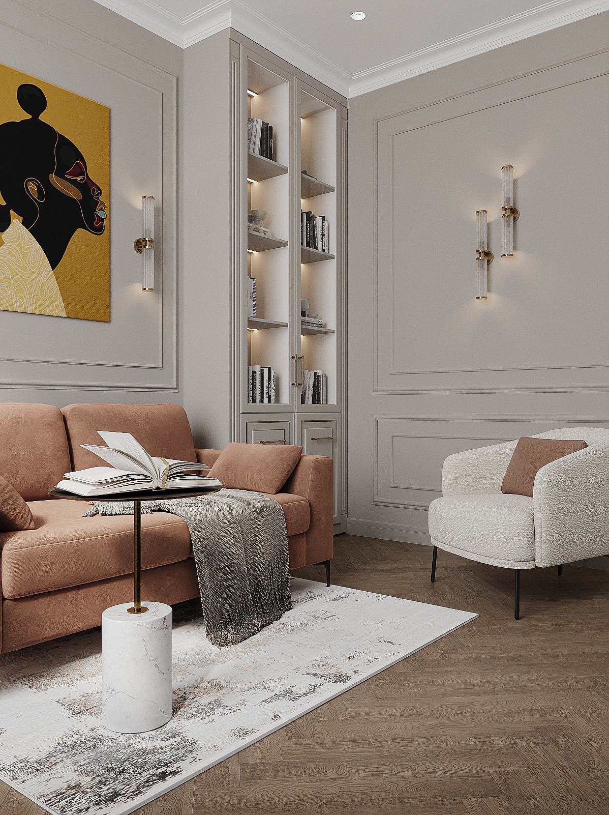 Квартира Жк.Нева Хаус французская классика