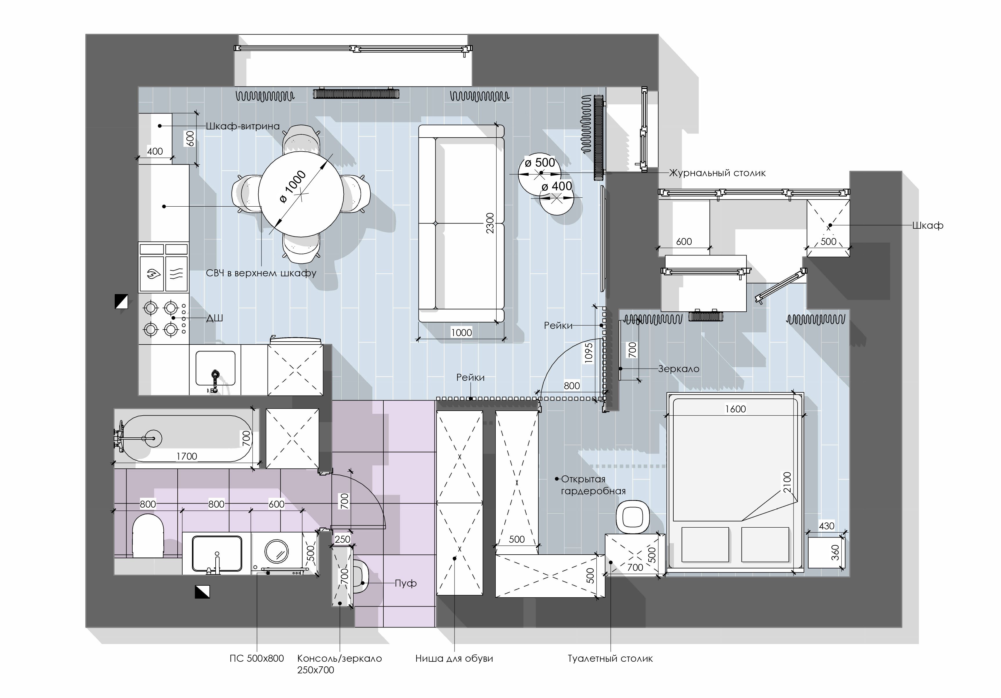 Яркий минимализм г. Уфа