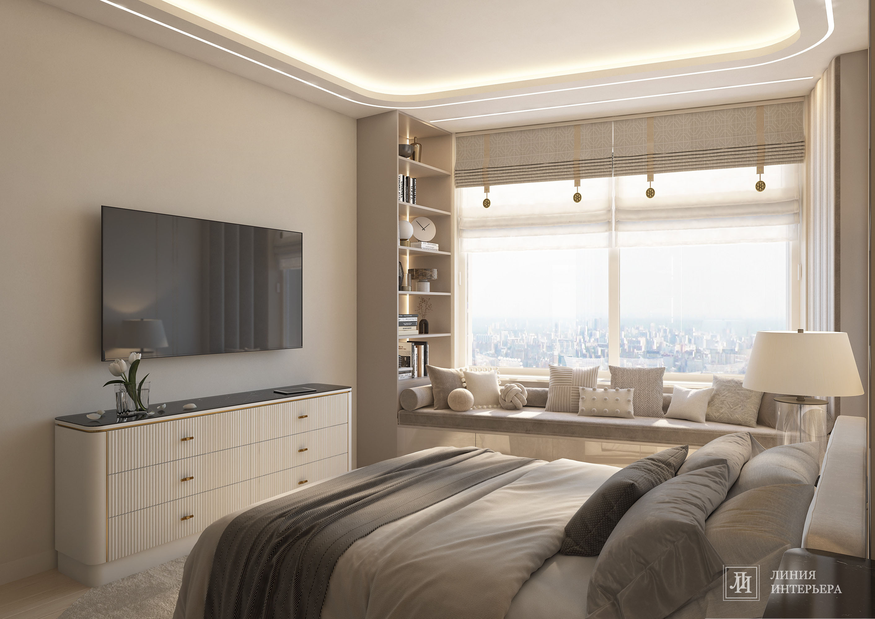 Дизайн квартиры в современном стиле в светлых тонах