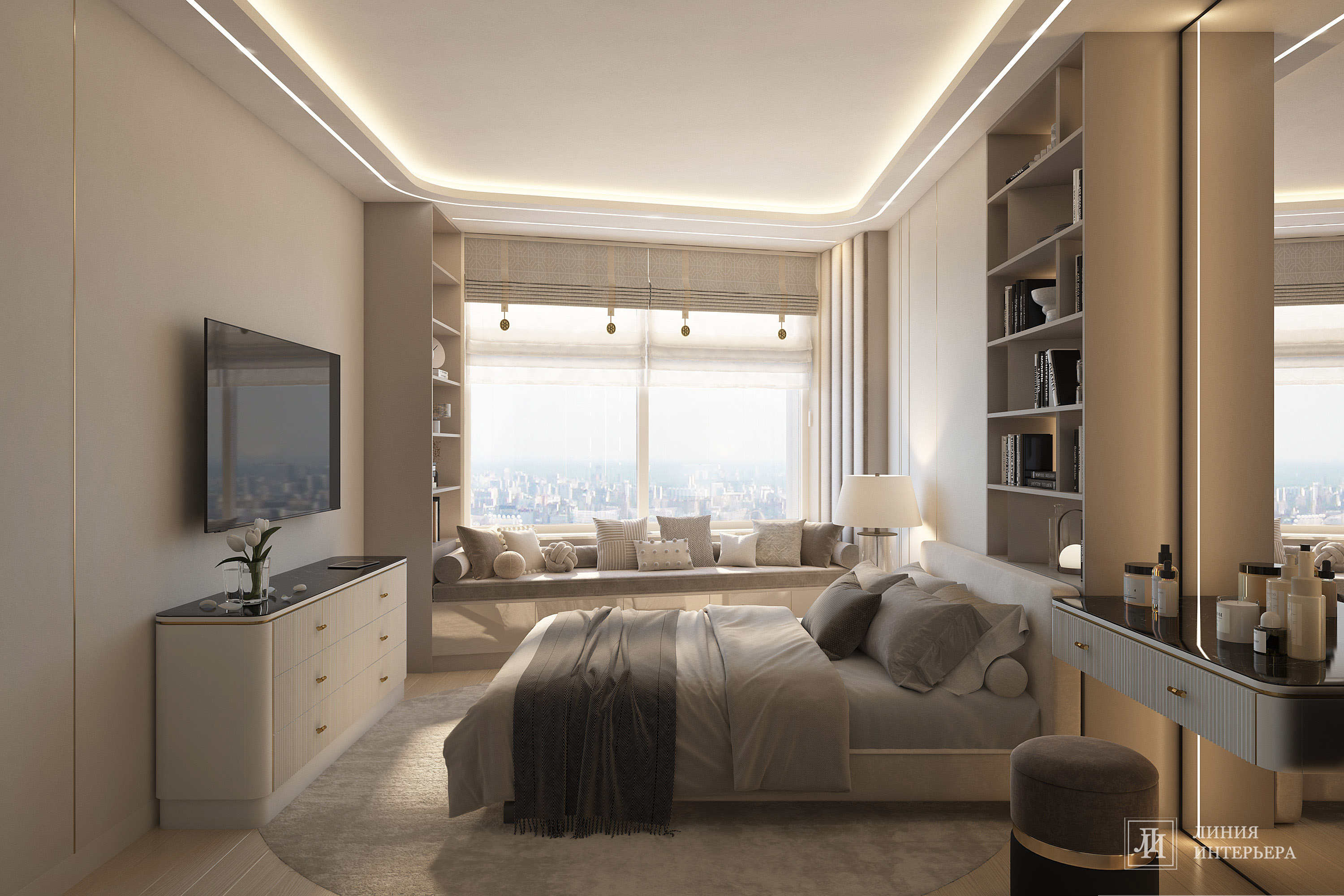 Дизайн квартиры в современном стиле в светлых тонах