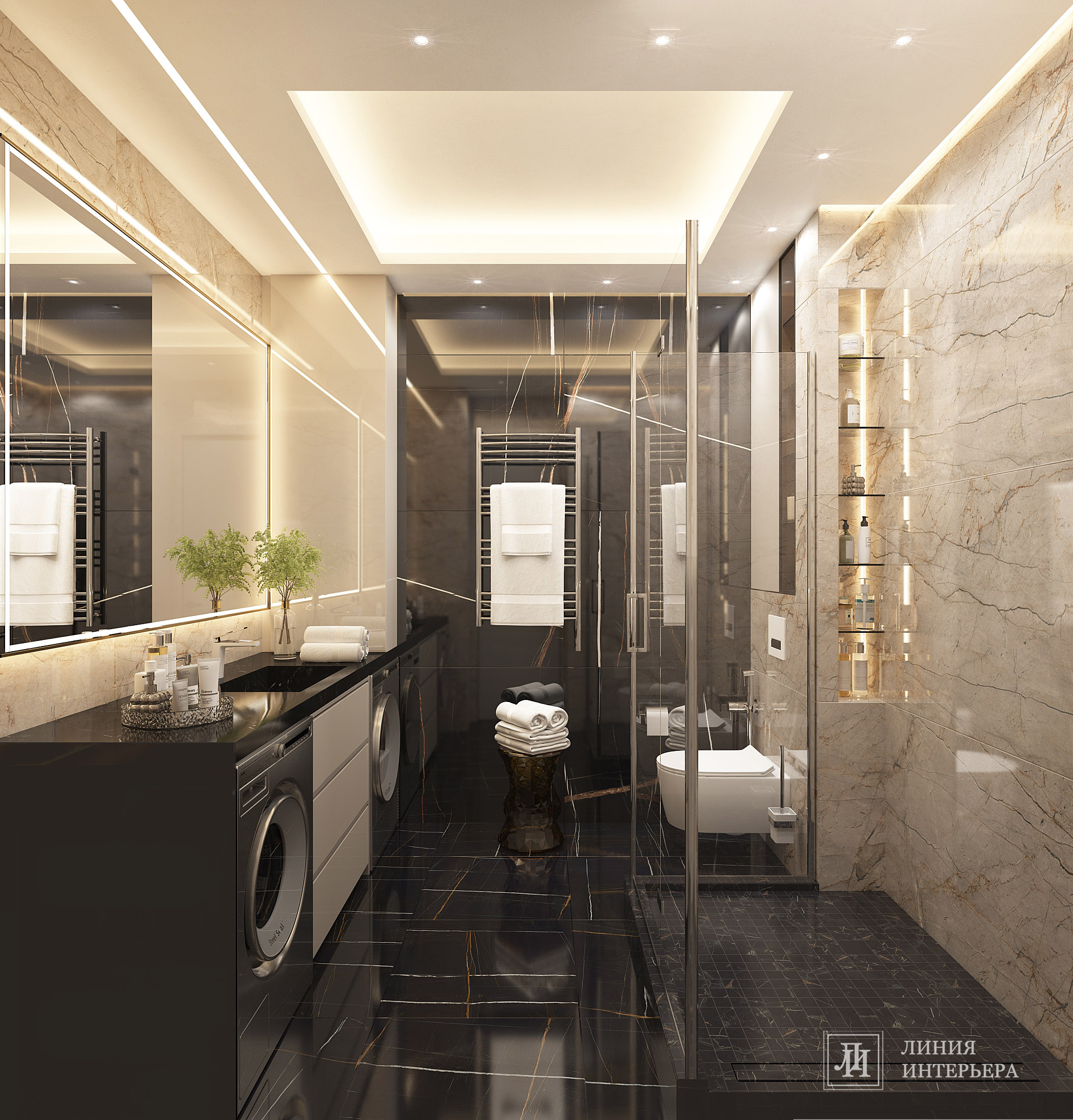 Дизайн квартиры в современном стиле в светлых тонах