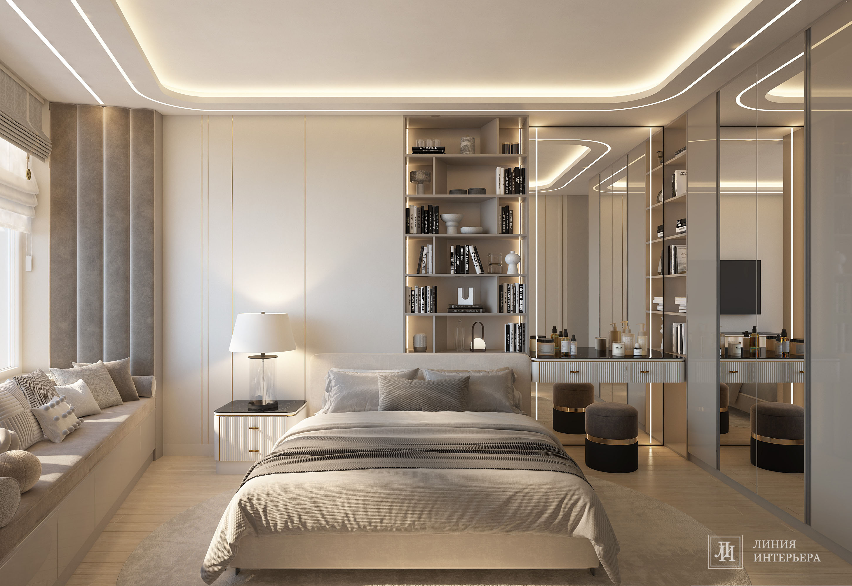 Дизайн квартиры в современном стиле в светлых тонах