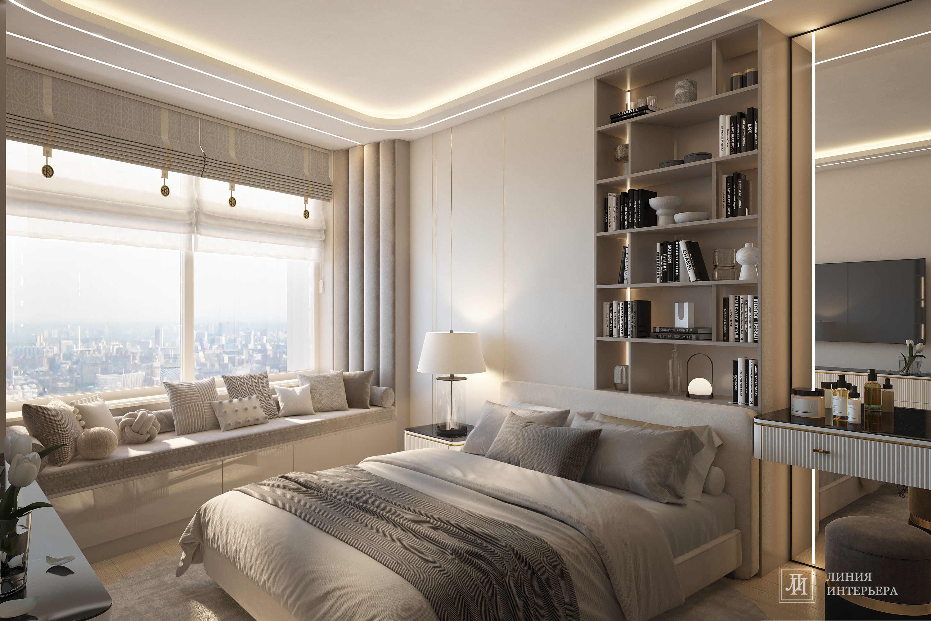 Дизайн квартиры в современном стиле в светлых тонах