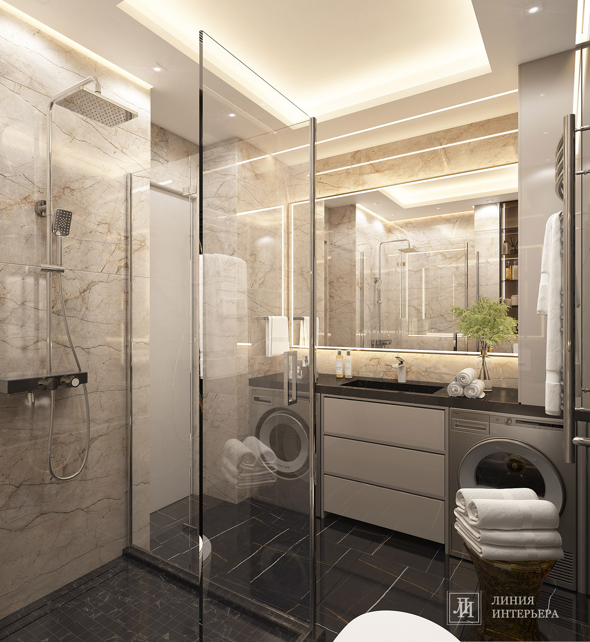 Дизайн квартиры в современном стиле в светлых тонах