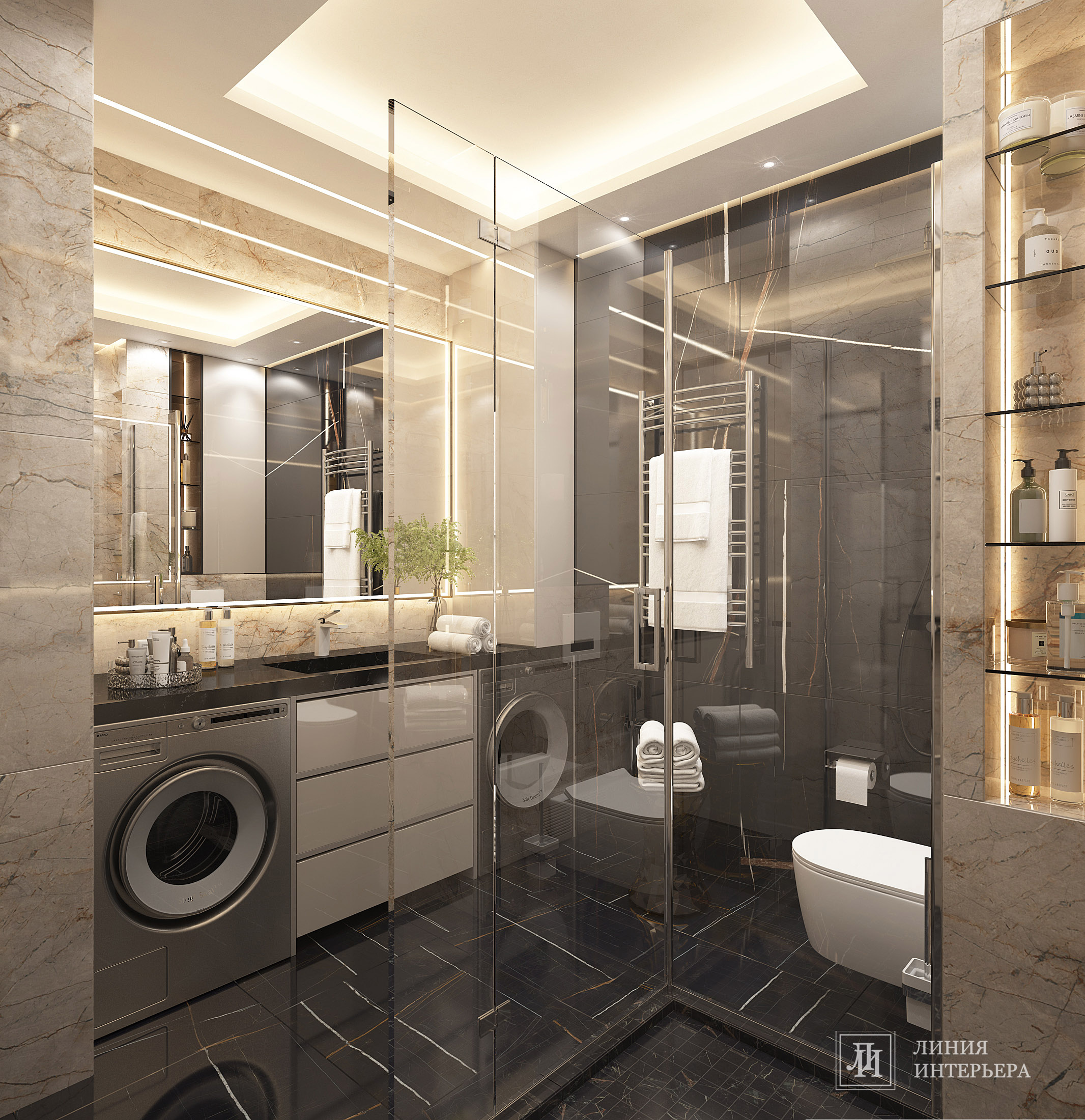 Дизайн квартиры в современном стиле в светлых тонах