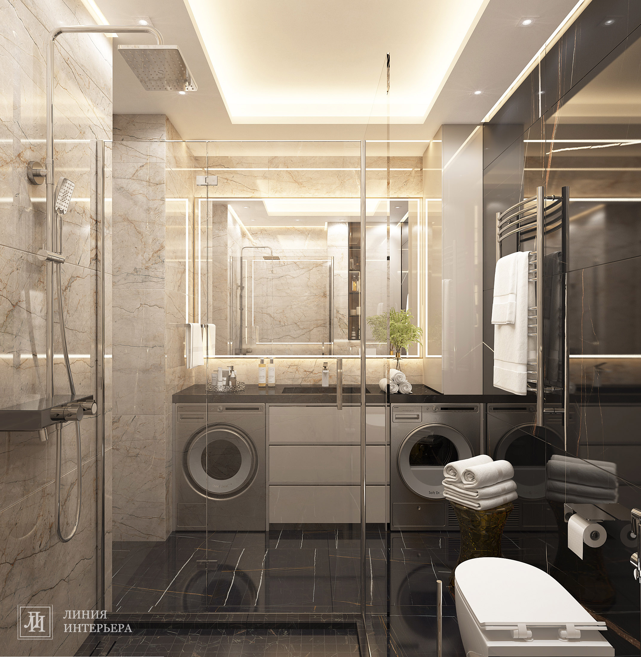 Дизайн квартиры в современном стиле в светлых тонах