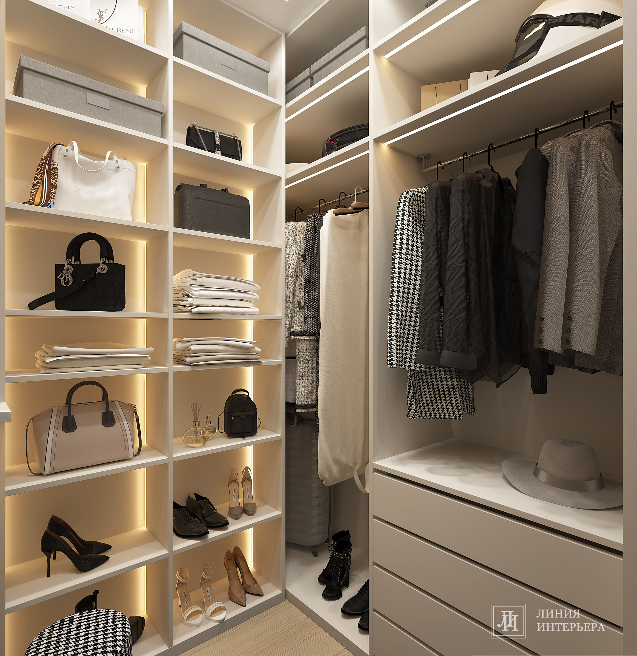 Дизайн квартиры в современном стиле в светлых тонах