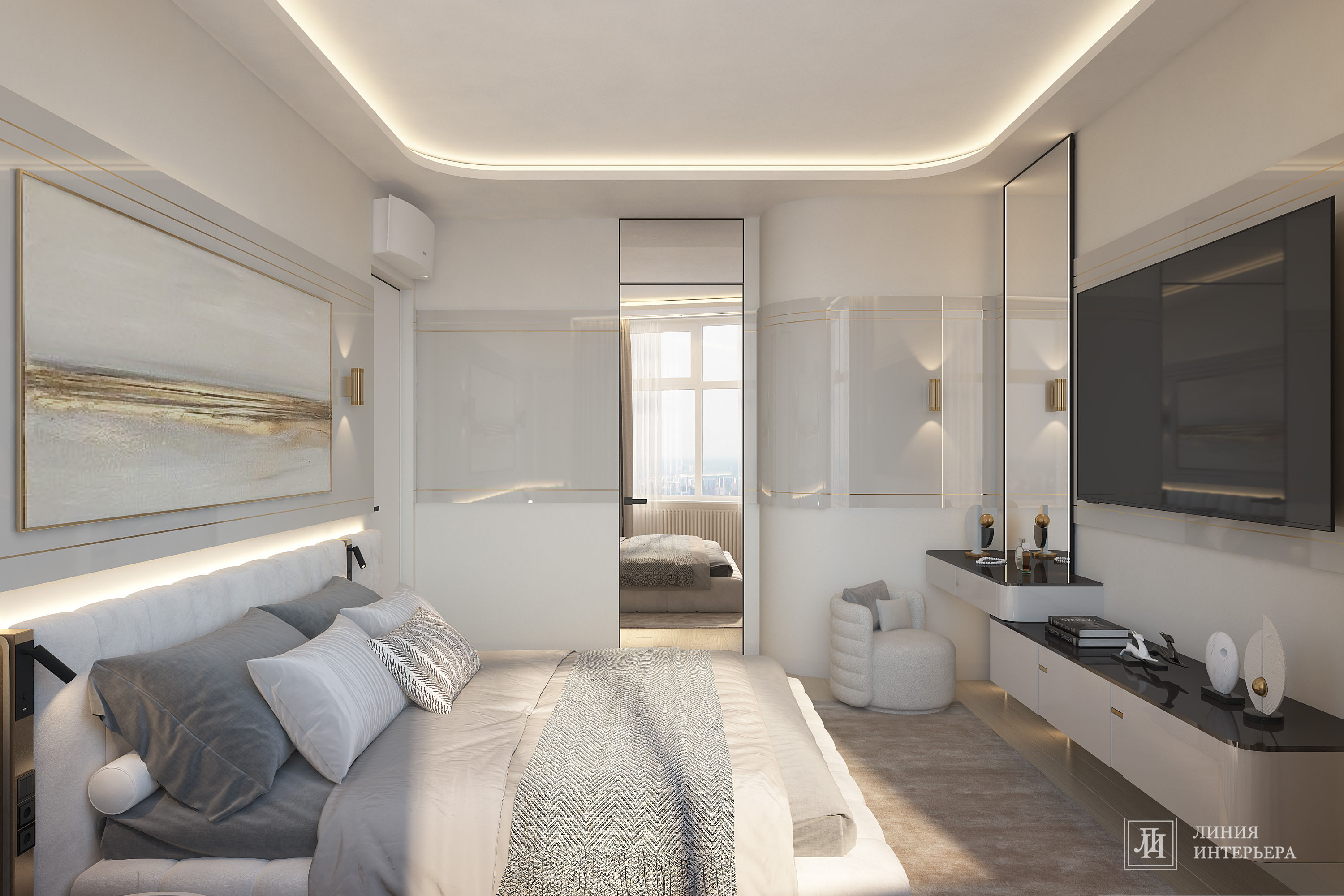 Дизайн квартиры в современном стиле в светлых тонах