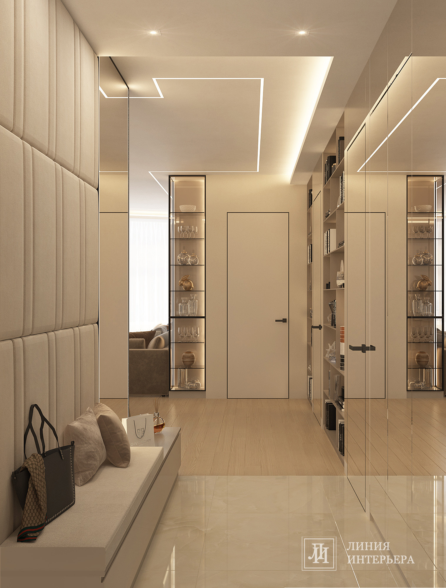 Дизайн квартиры в современном стиле в светлых тонах