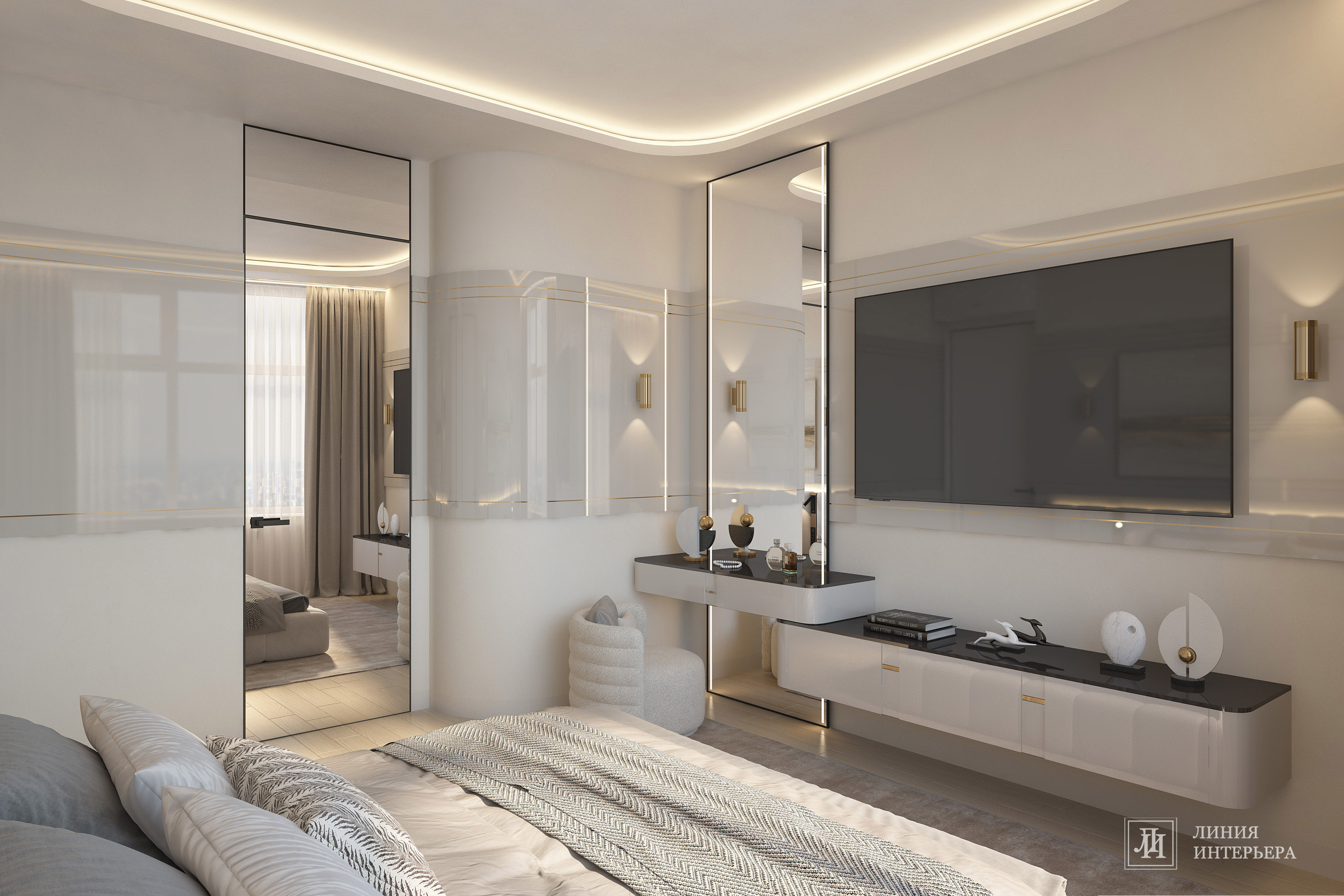 Дизайн квартиры в современном стиле в светлых тонах