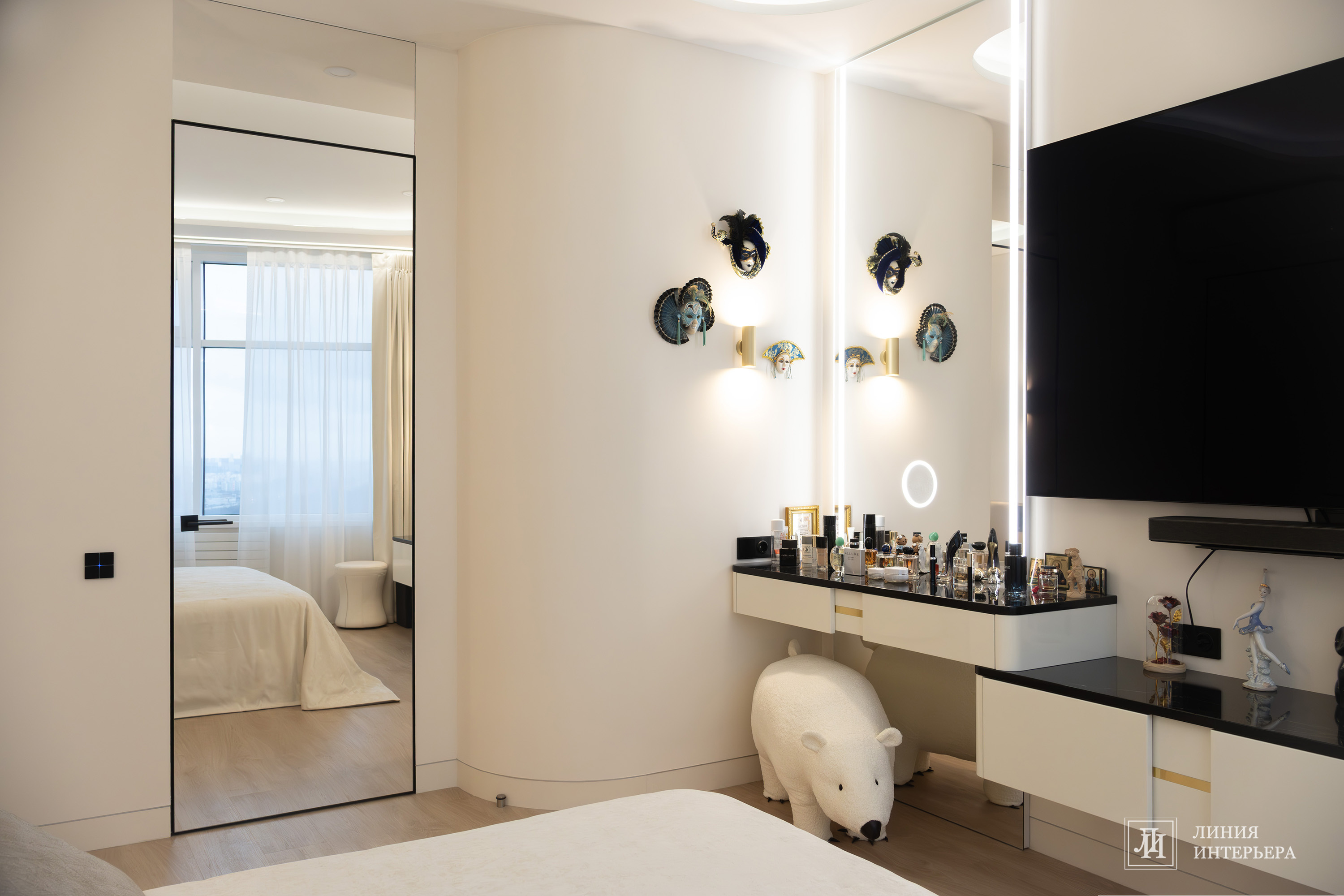 Светлый дизайн квартиры