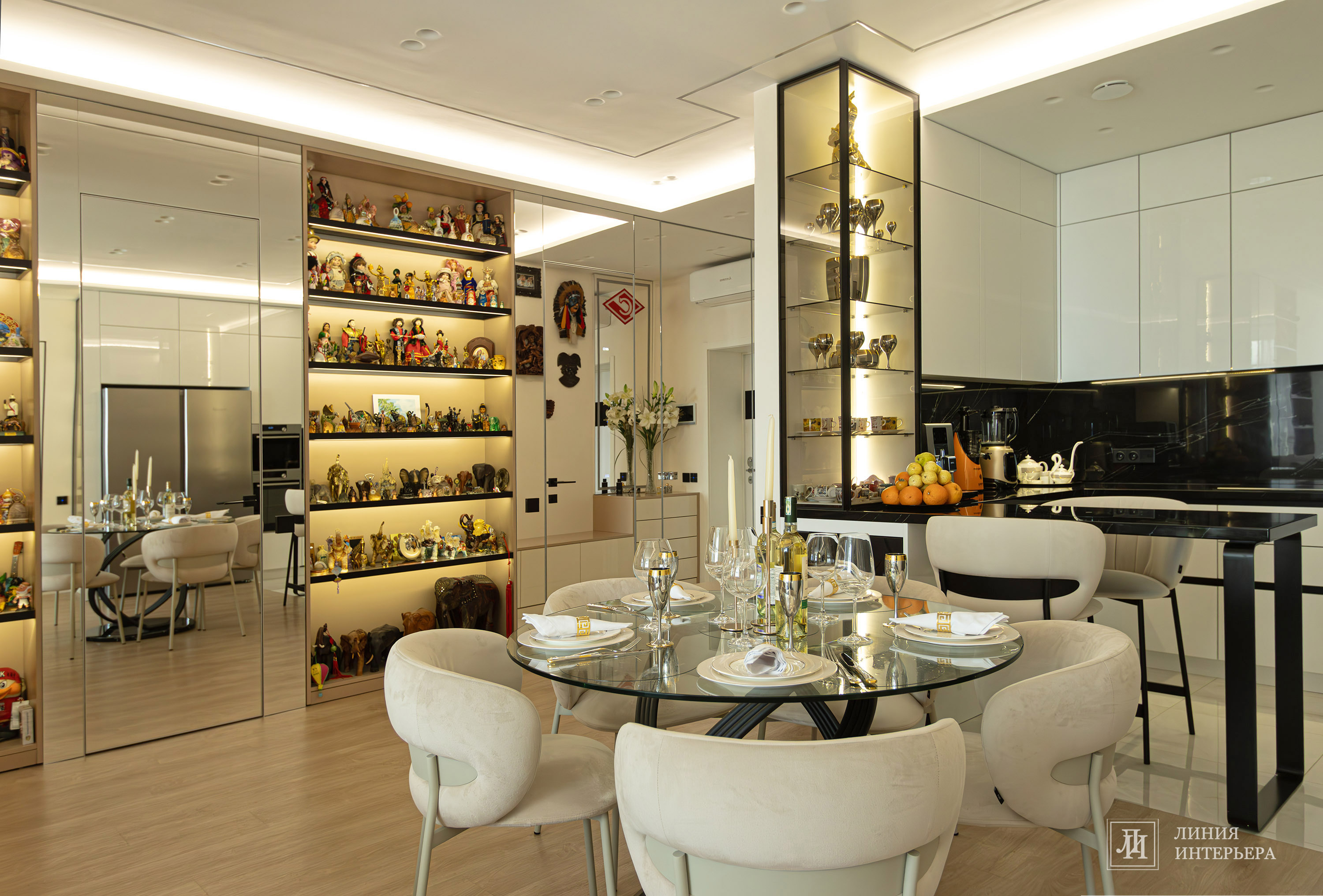 Светлый дизайн квартиры