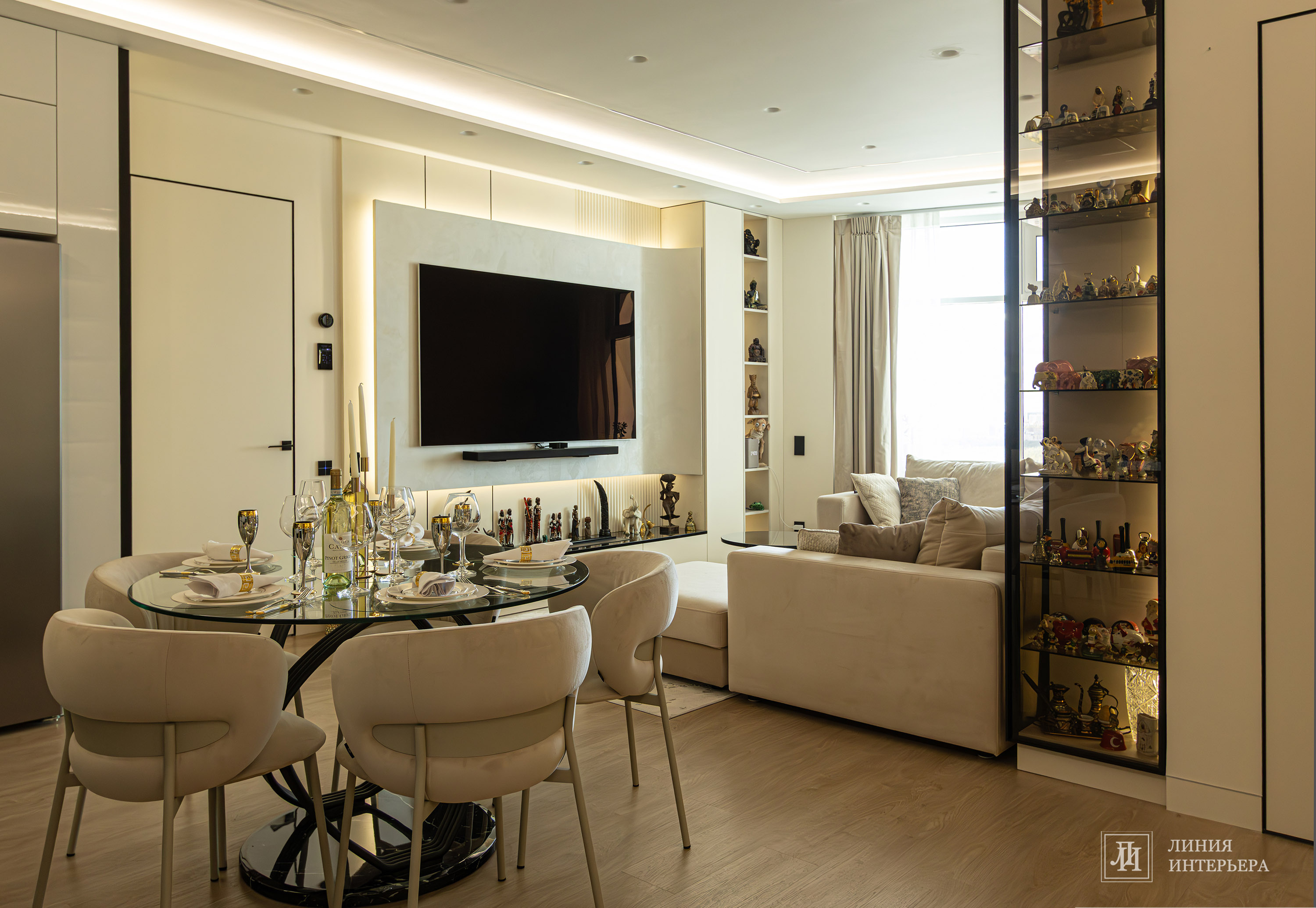 Светлый дизайн квартиры