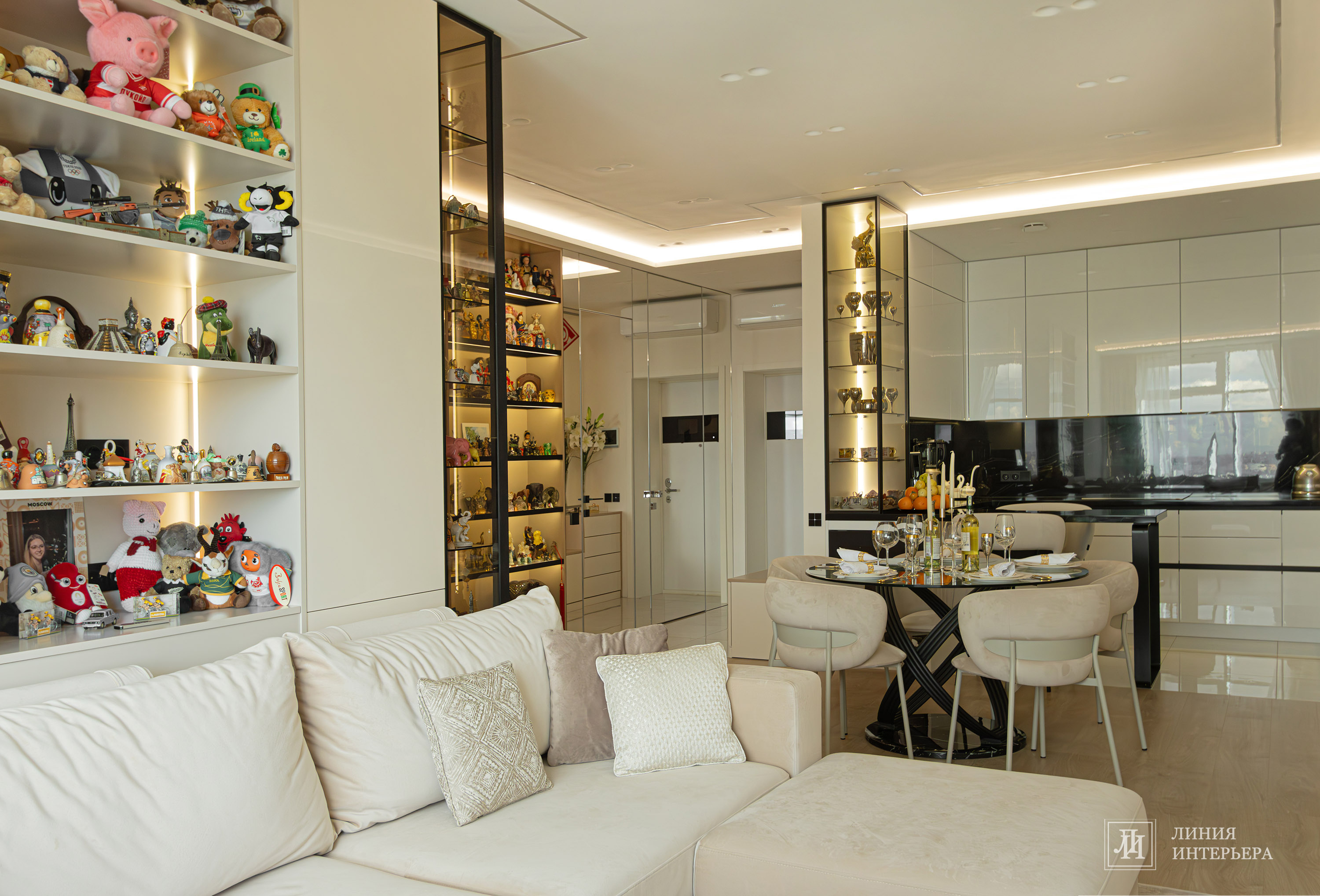 Светлый дизайн квартиры