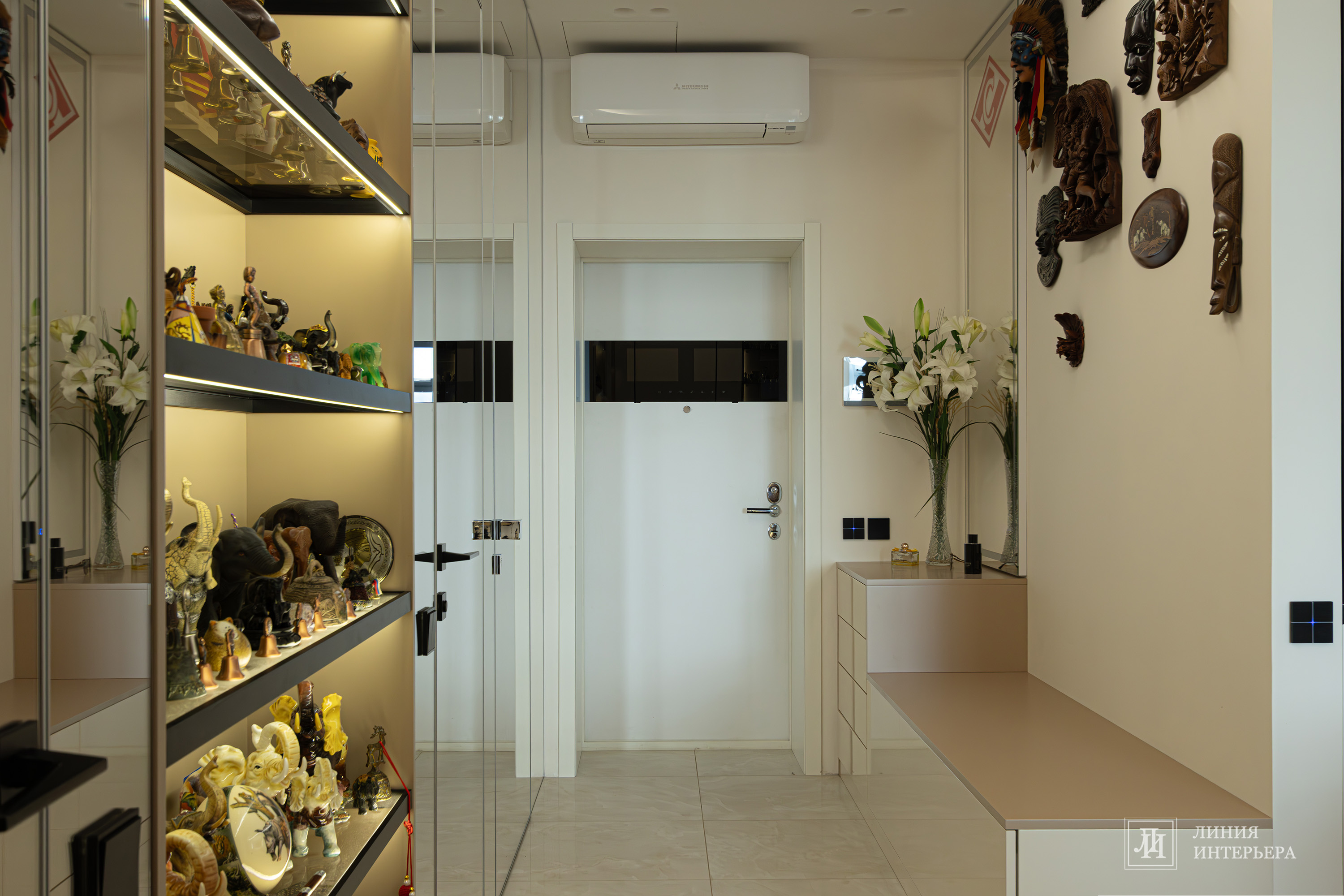 Светлый дизайн квартиры