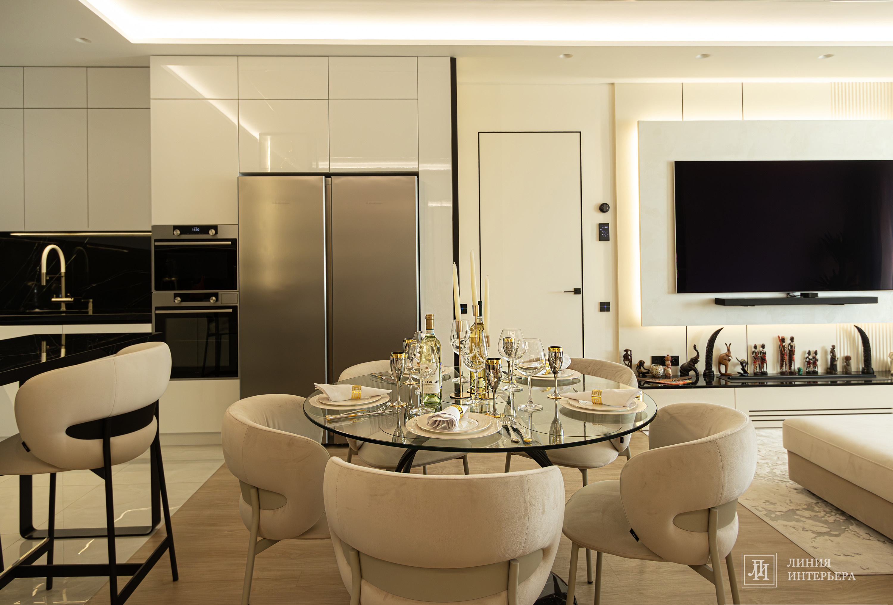 Светлый дизайн квартиры