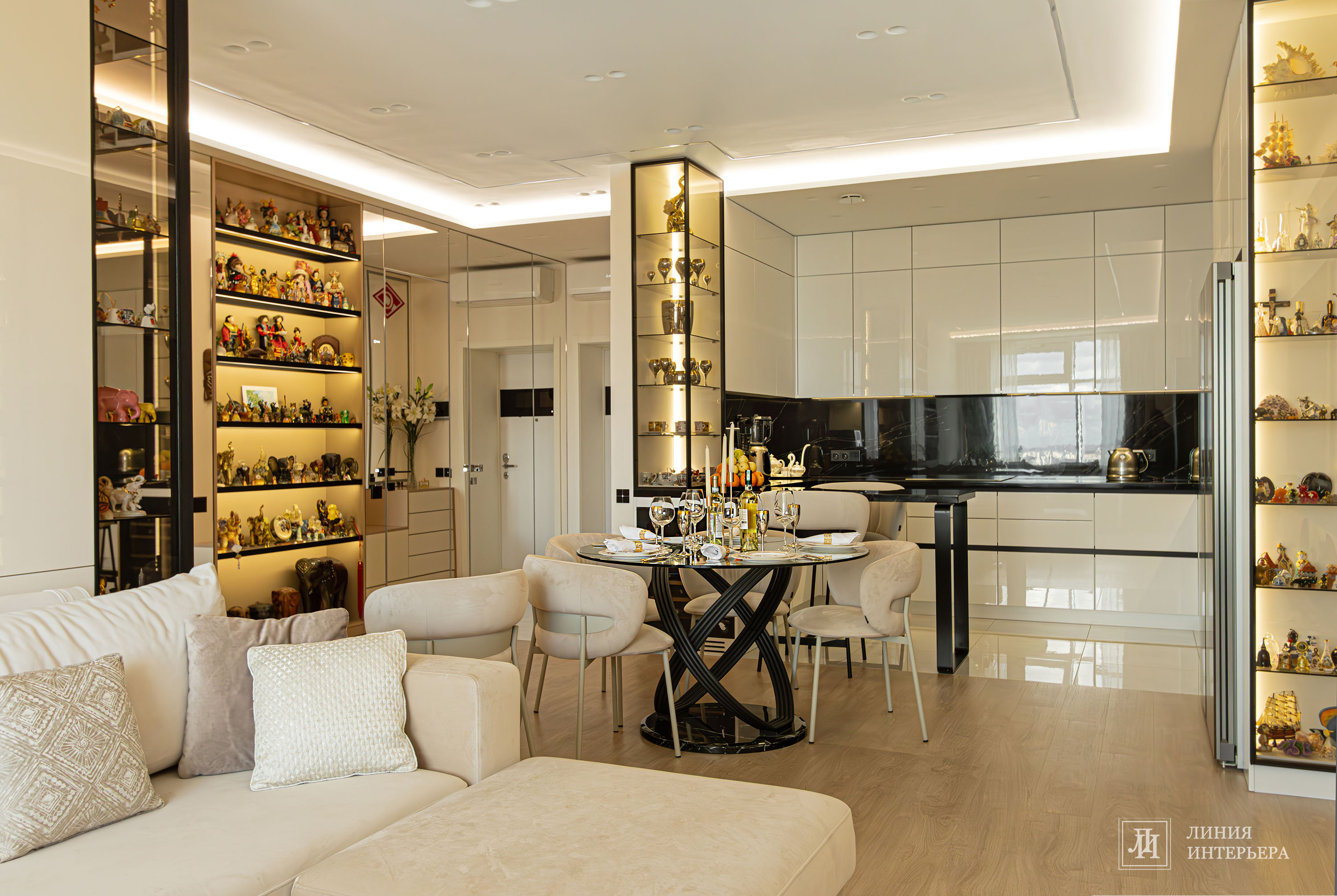 Светлый дизайн квартиры