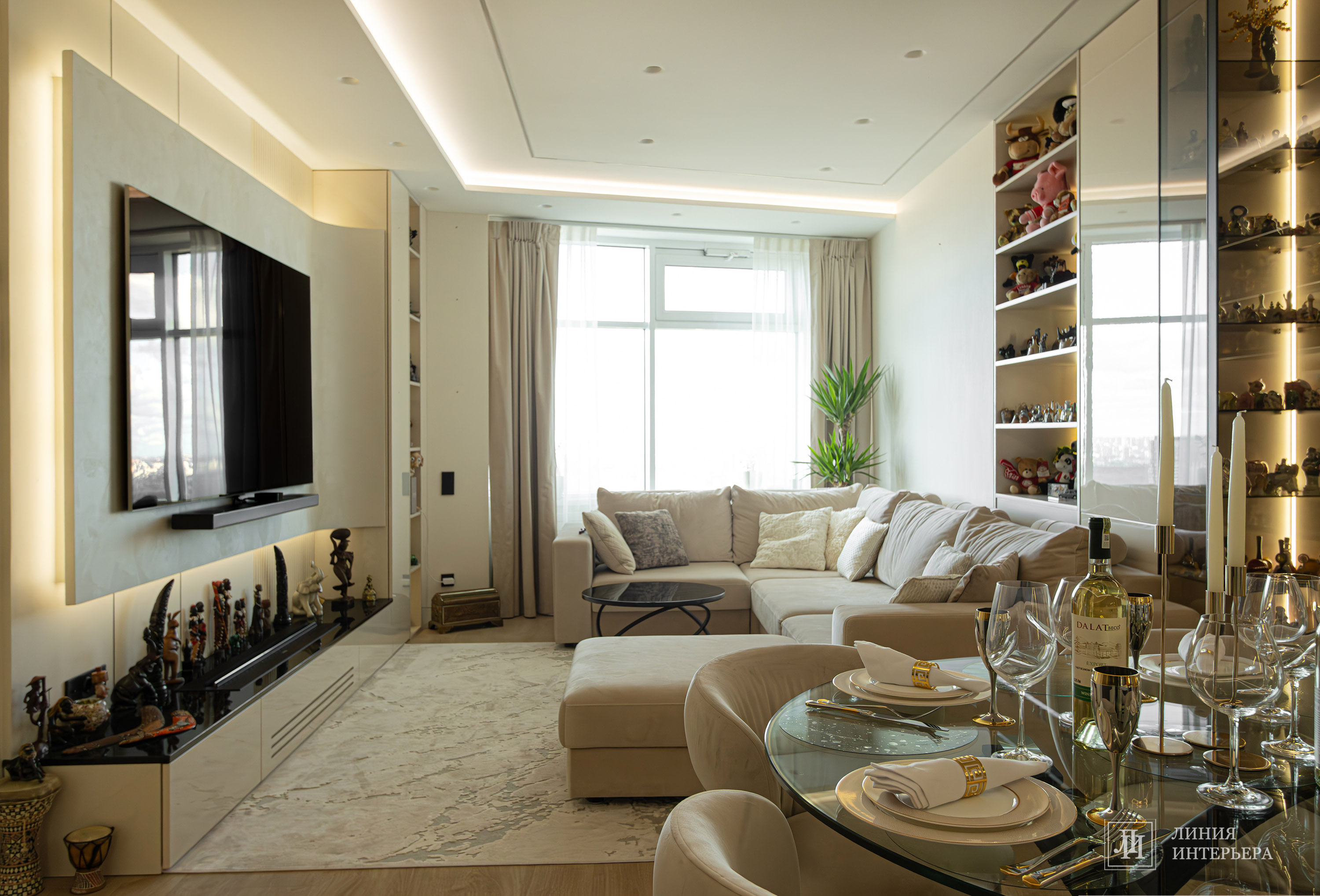 Светлый дизайн квартиры