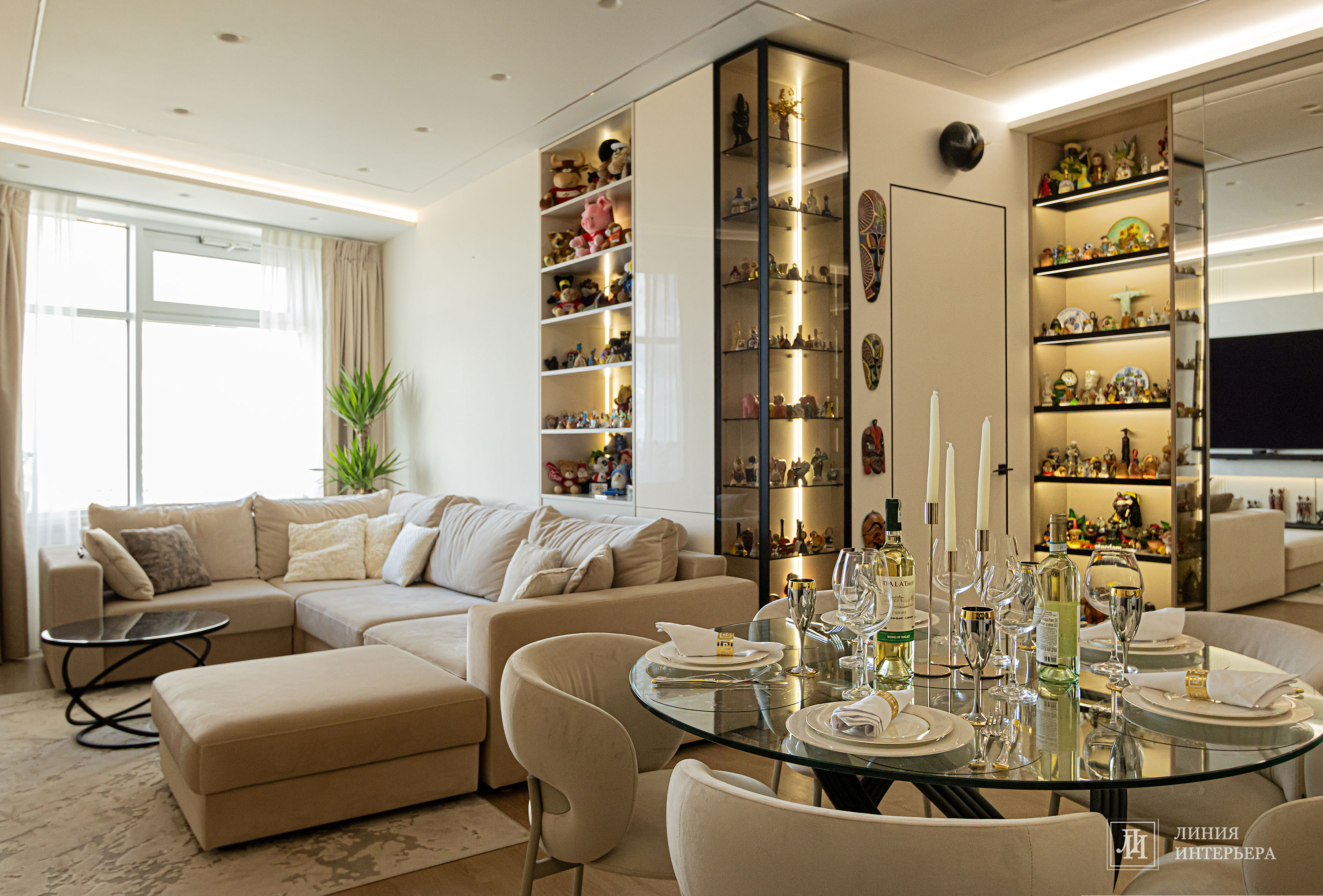 Светлый дизайн квартиры