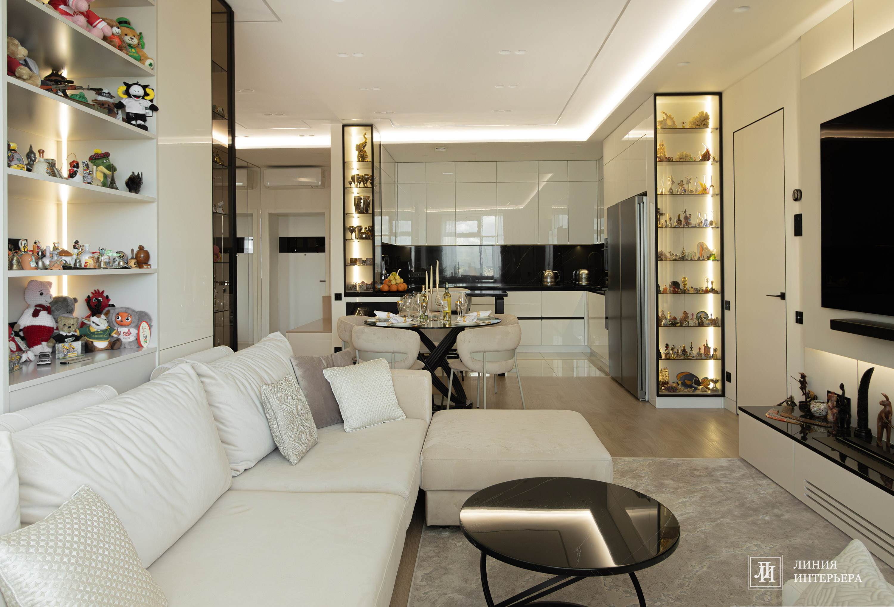 Светлый дизайн квартиры