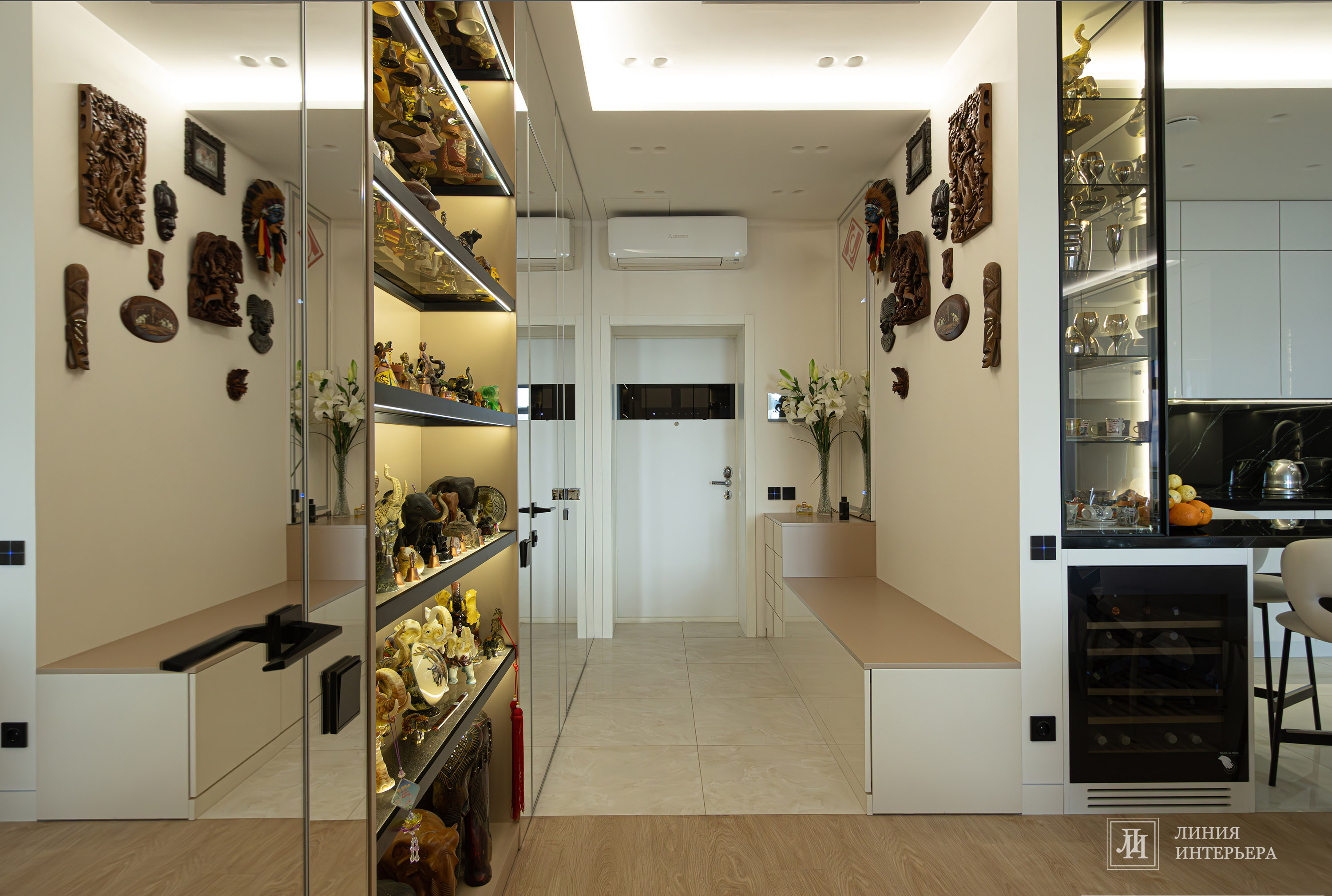 Светлый дизайн квартиры