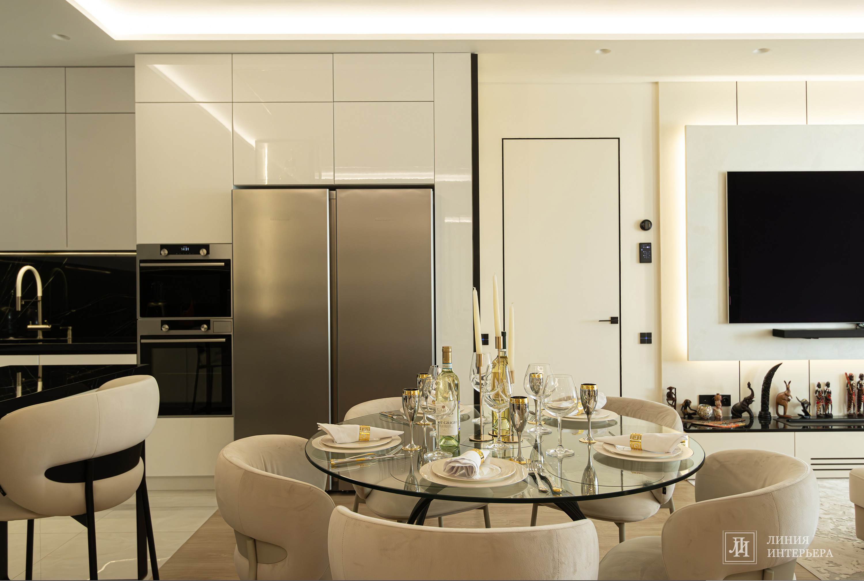 Светлый дизайн квартиры