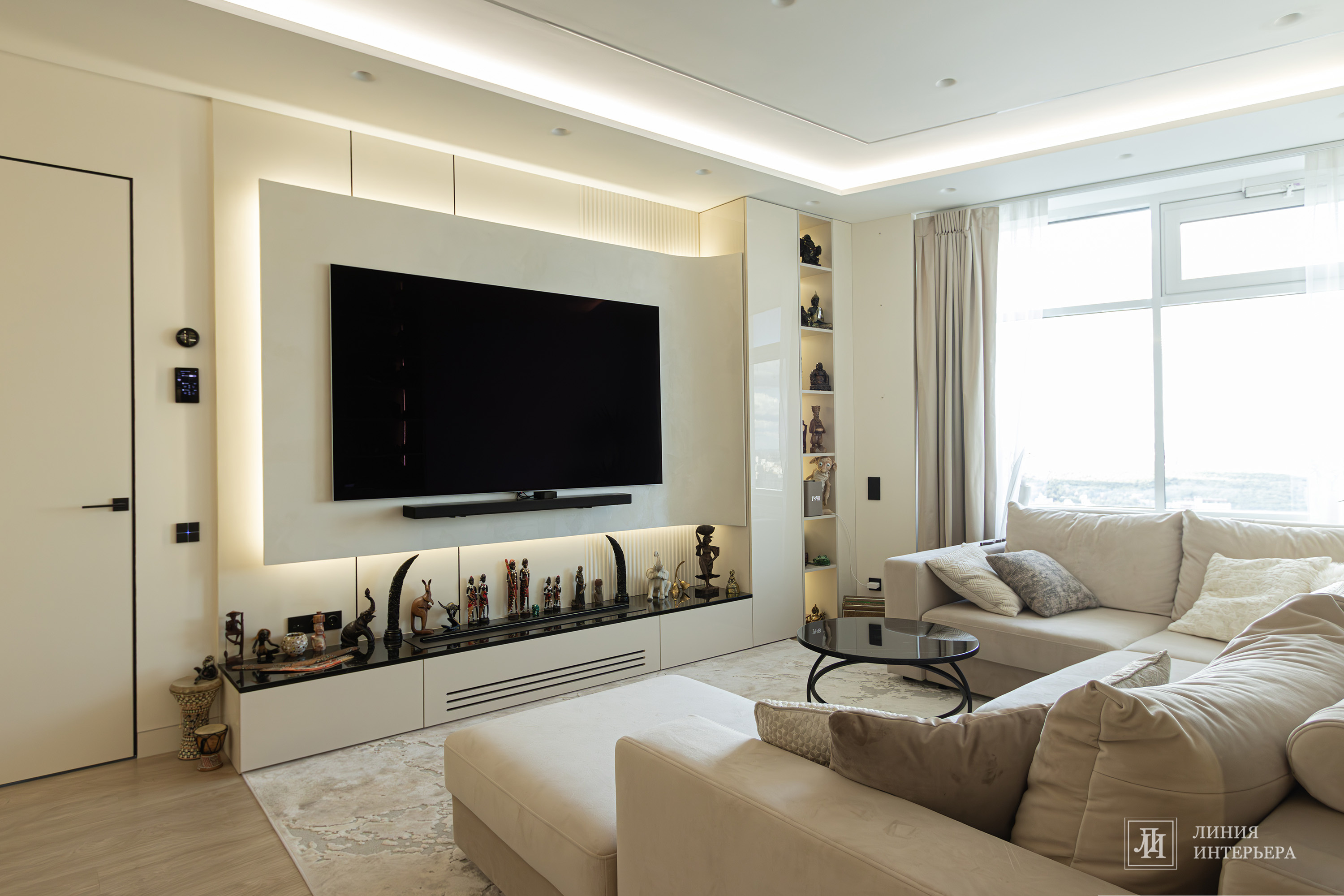 Светлый дизайн квартиры