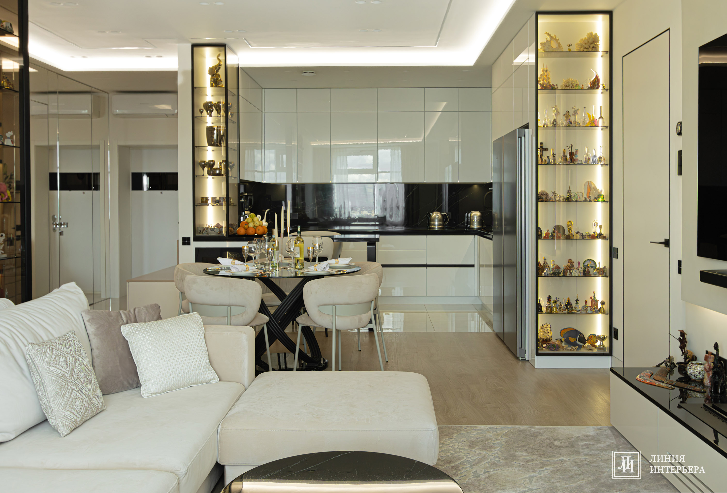 Светлый дизайн квартиры