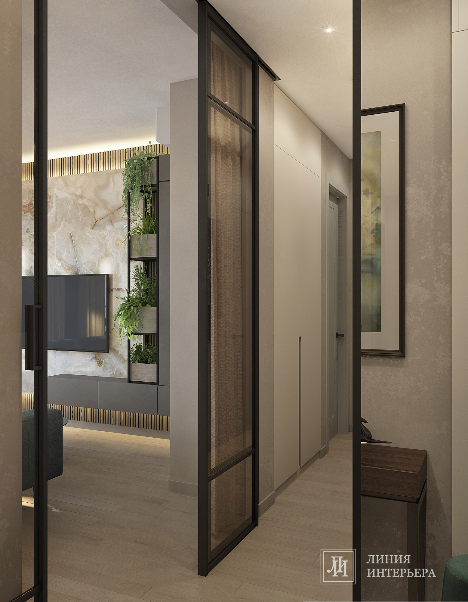 Интерьер квартиры в ЖК Фили Сити