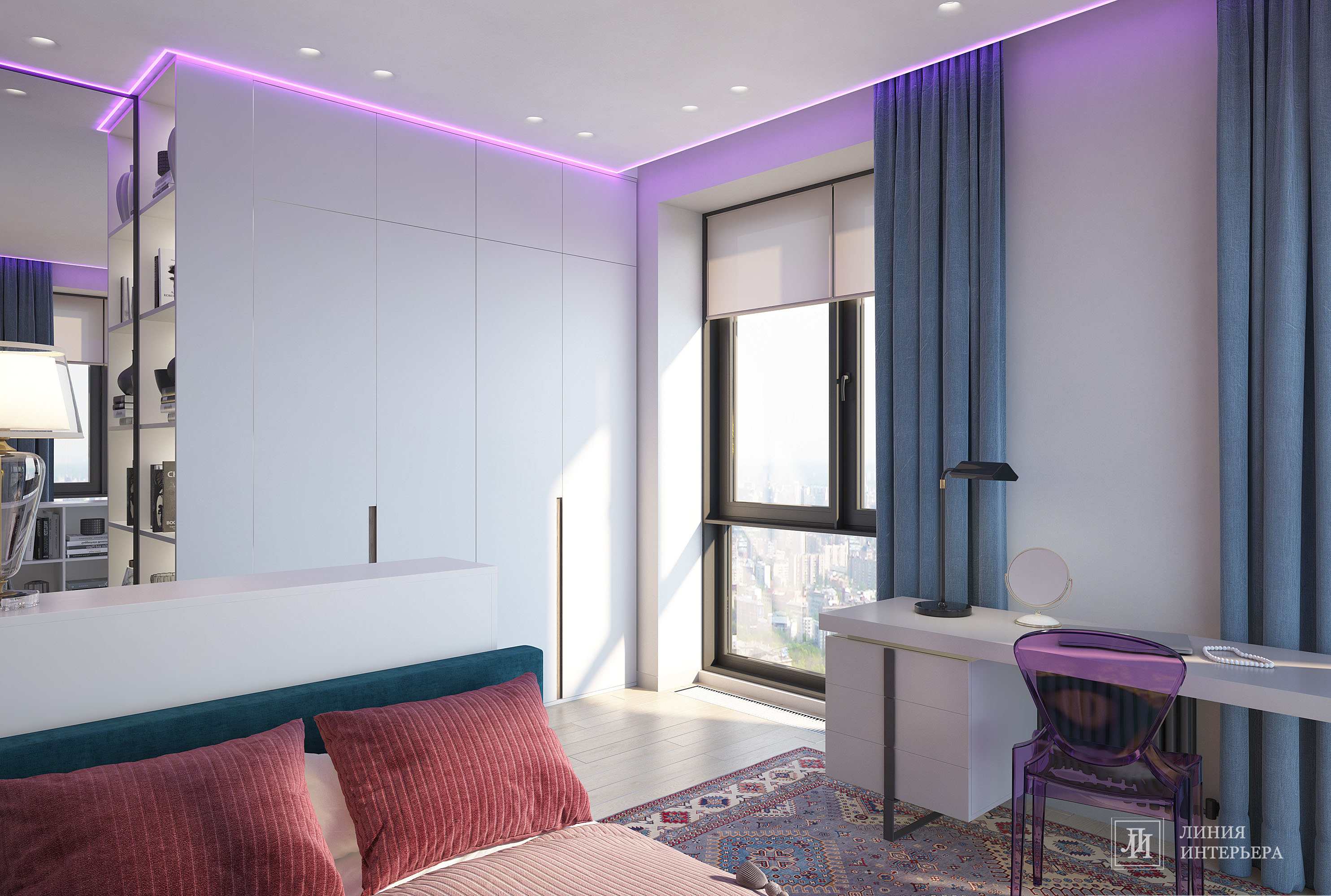 Интерьер квартиры в ЖК Фили Сити