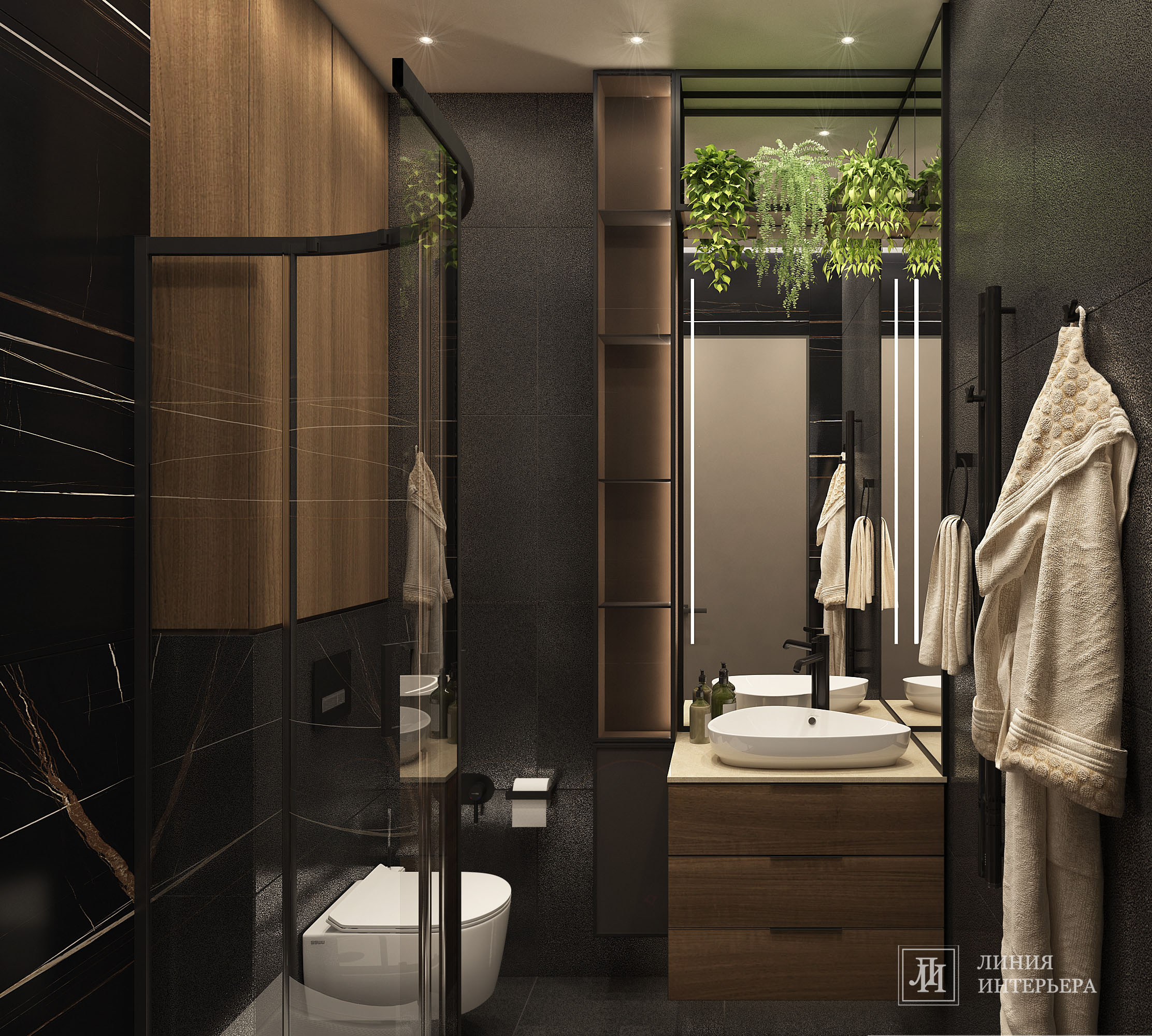 Интерьер квартиры в ЖК Фили Сити