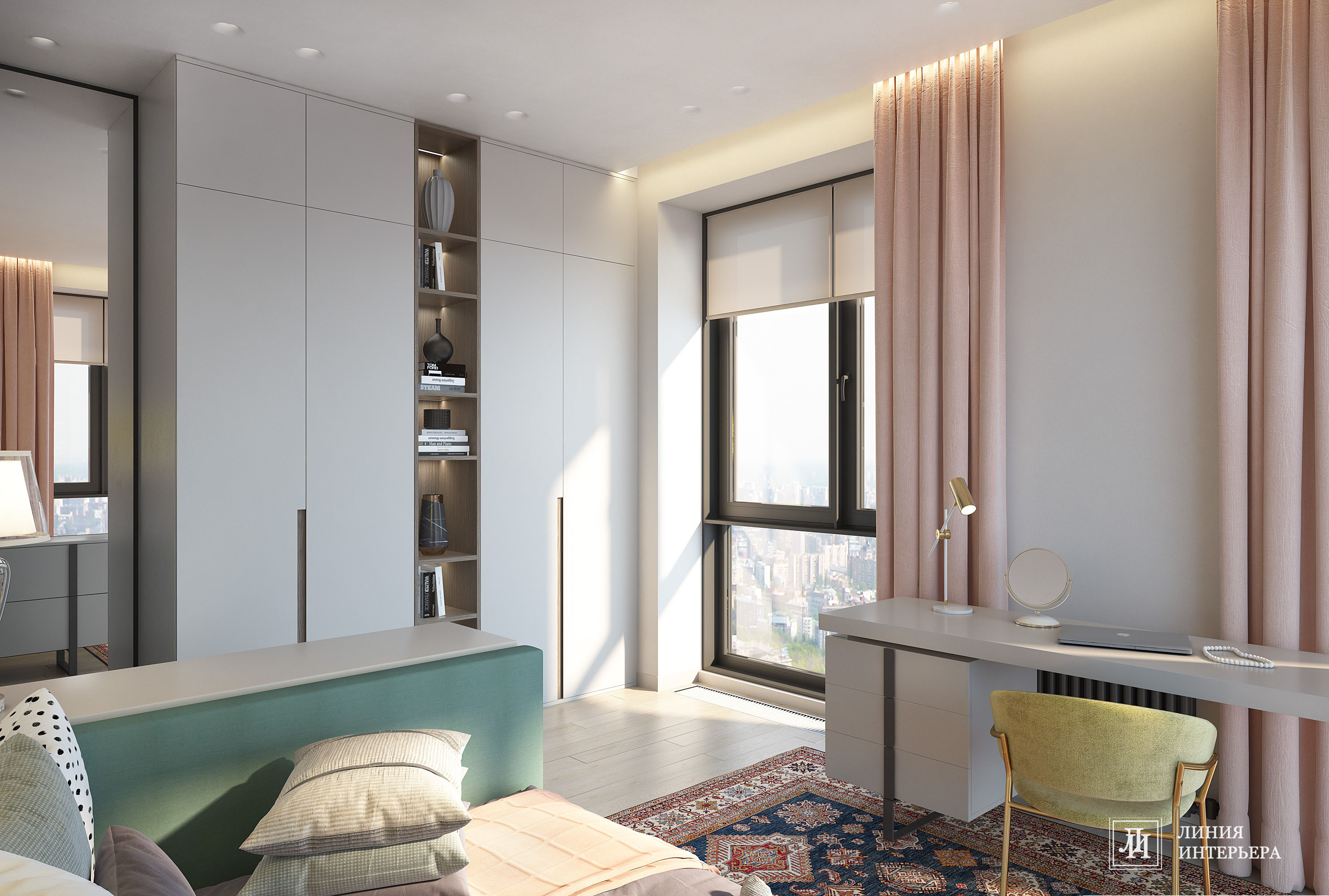 Интерьер квартиры в ЖК Фили Сити