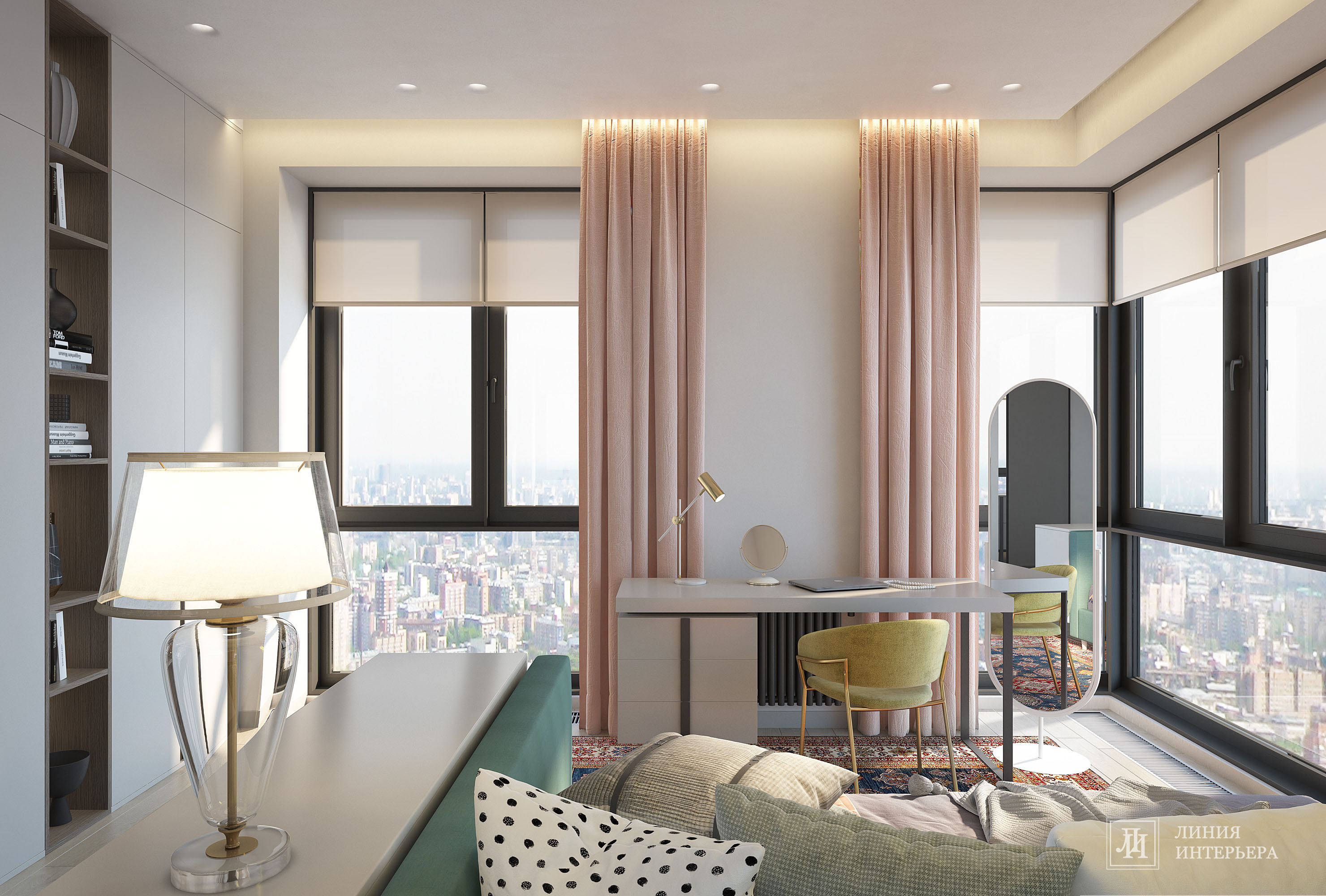 Интерьер квартиры в ЖК Фили Сити