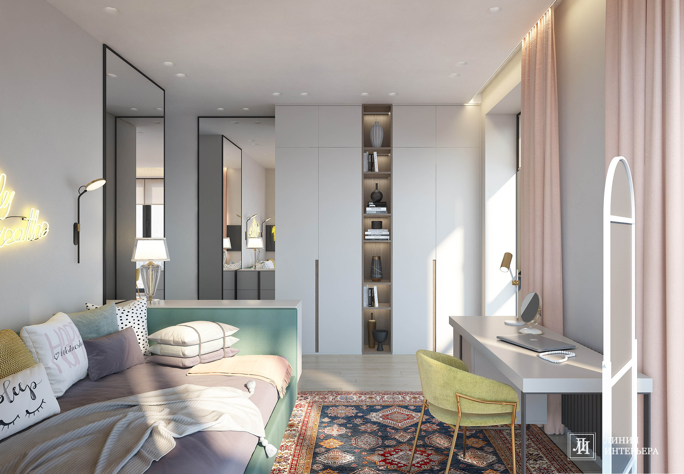 Интерьер квартиры в ЖК Фили Сити