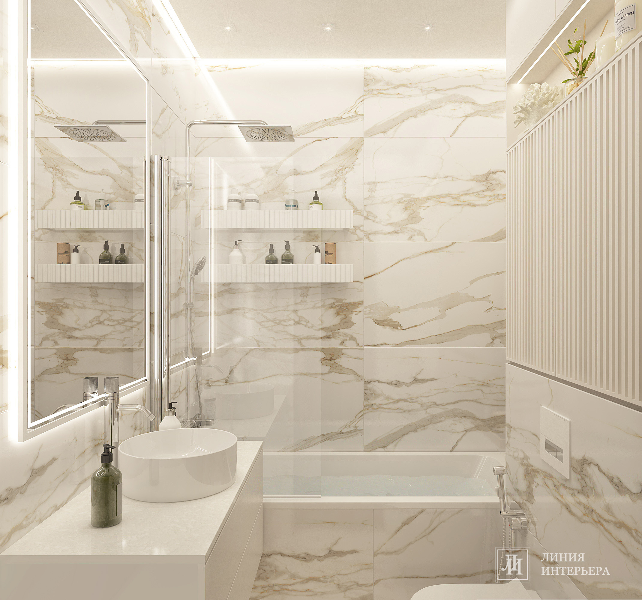 Интерьер квартиры в ЖК Фили Сити