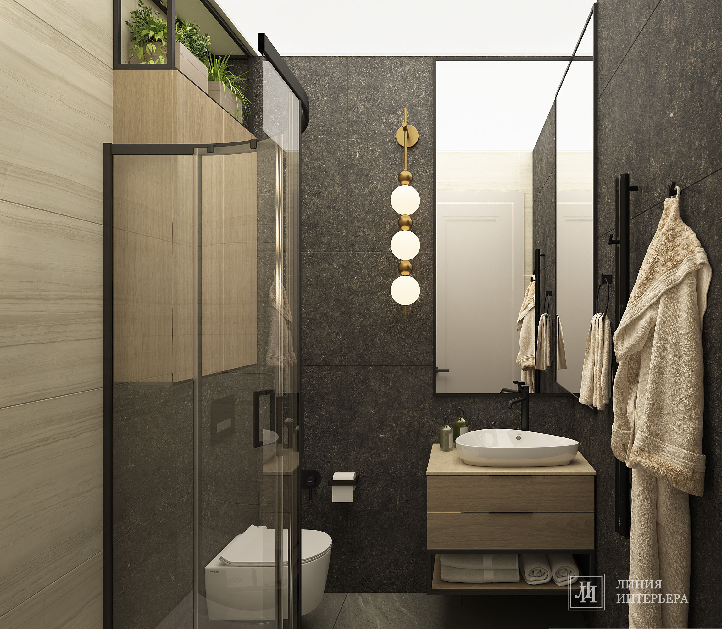 Интерьер квартиры в ЖК Фили Сити