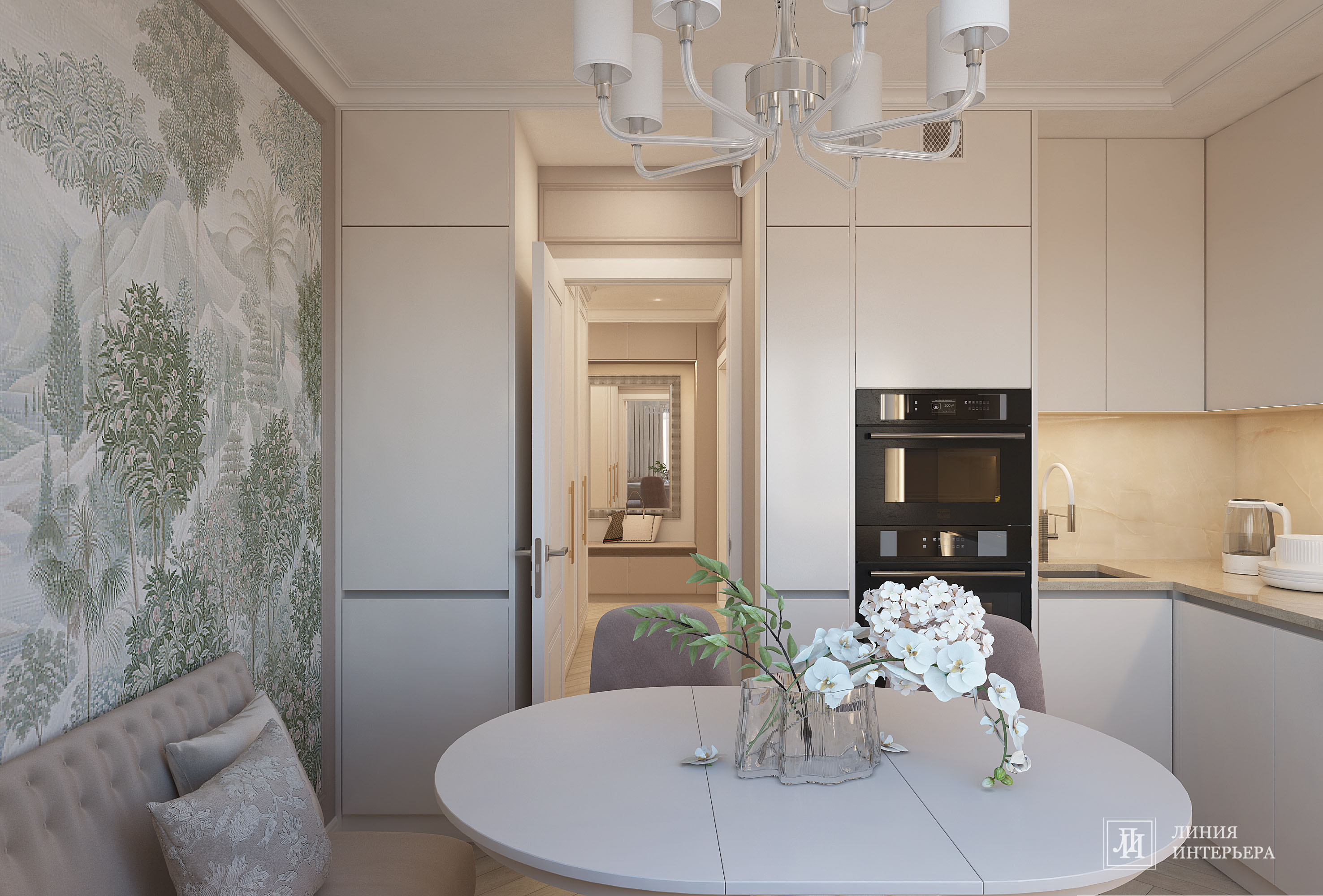 Обложка проекта: Дизайн квартиры в доме п44
