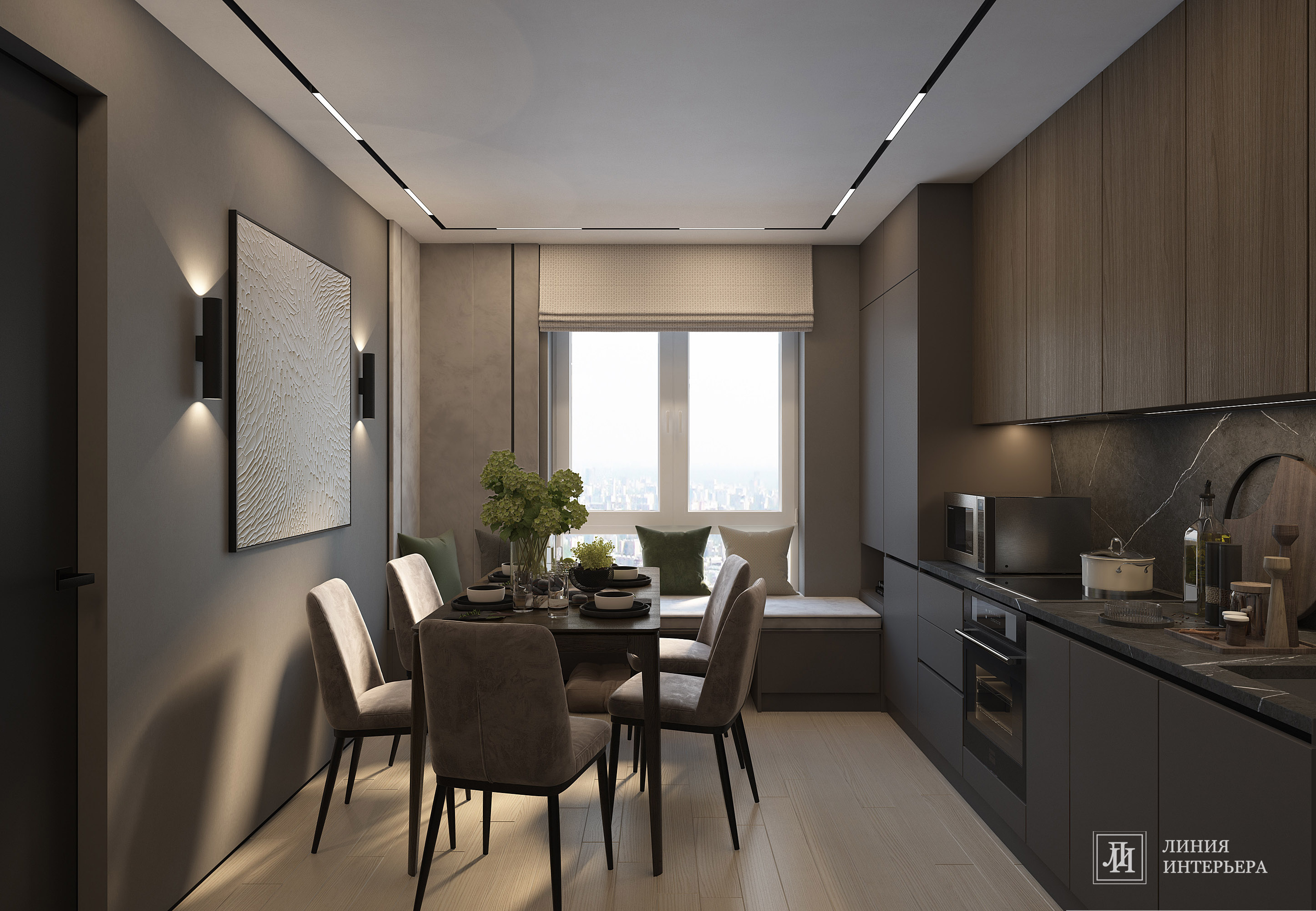 Дизайн однокомнатной квартиры