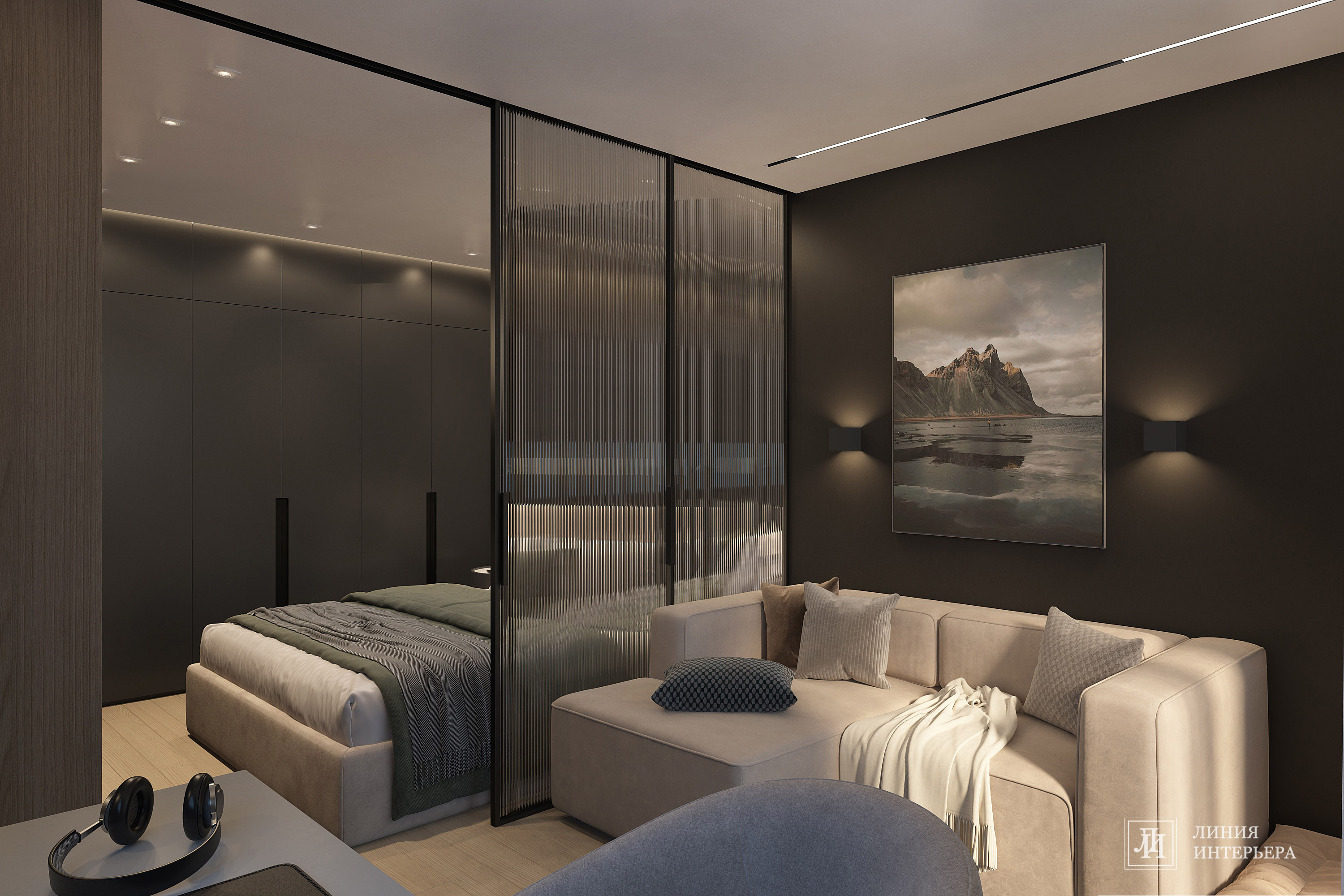 Дизайн однокомнатной квартиры