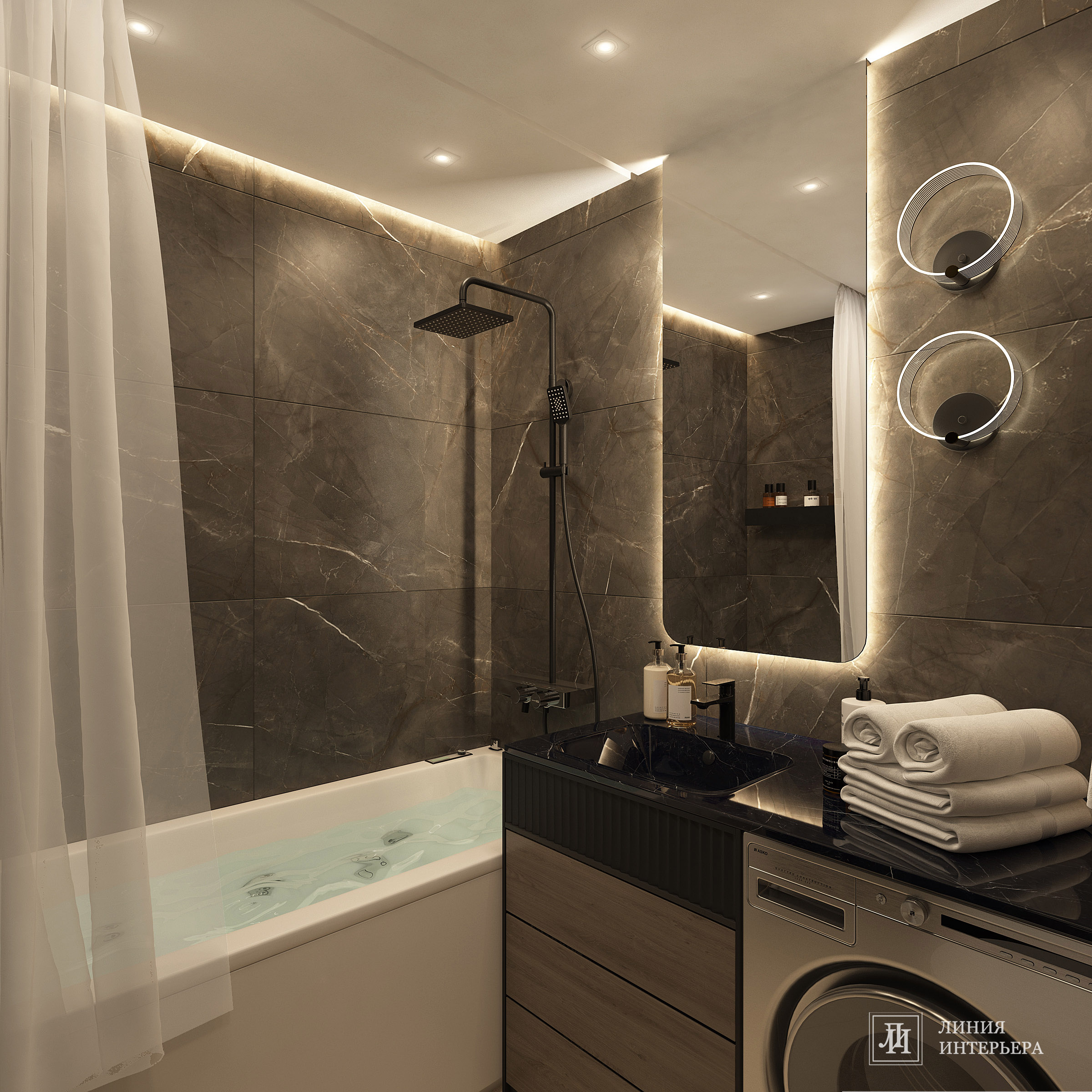 Дизайн однокомнатной квартиры