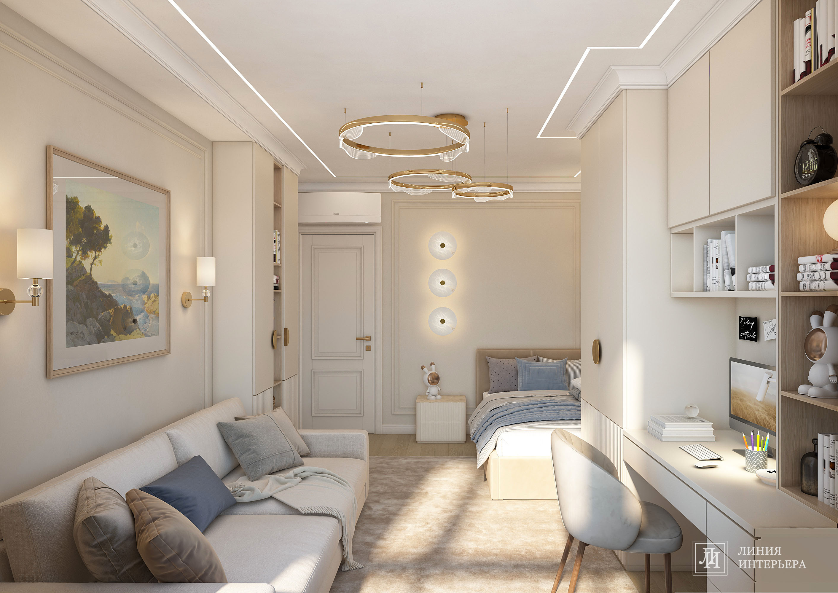 Дизайн квартиры в ЖК Аквилон